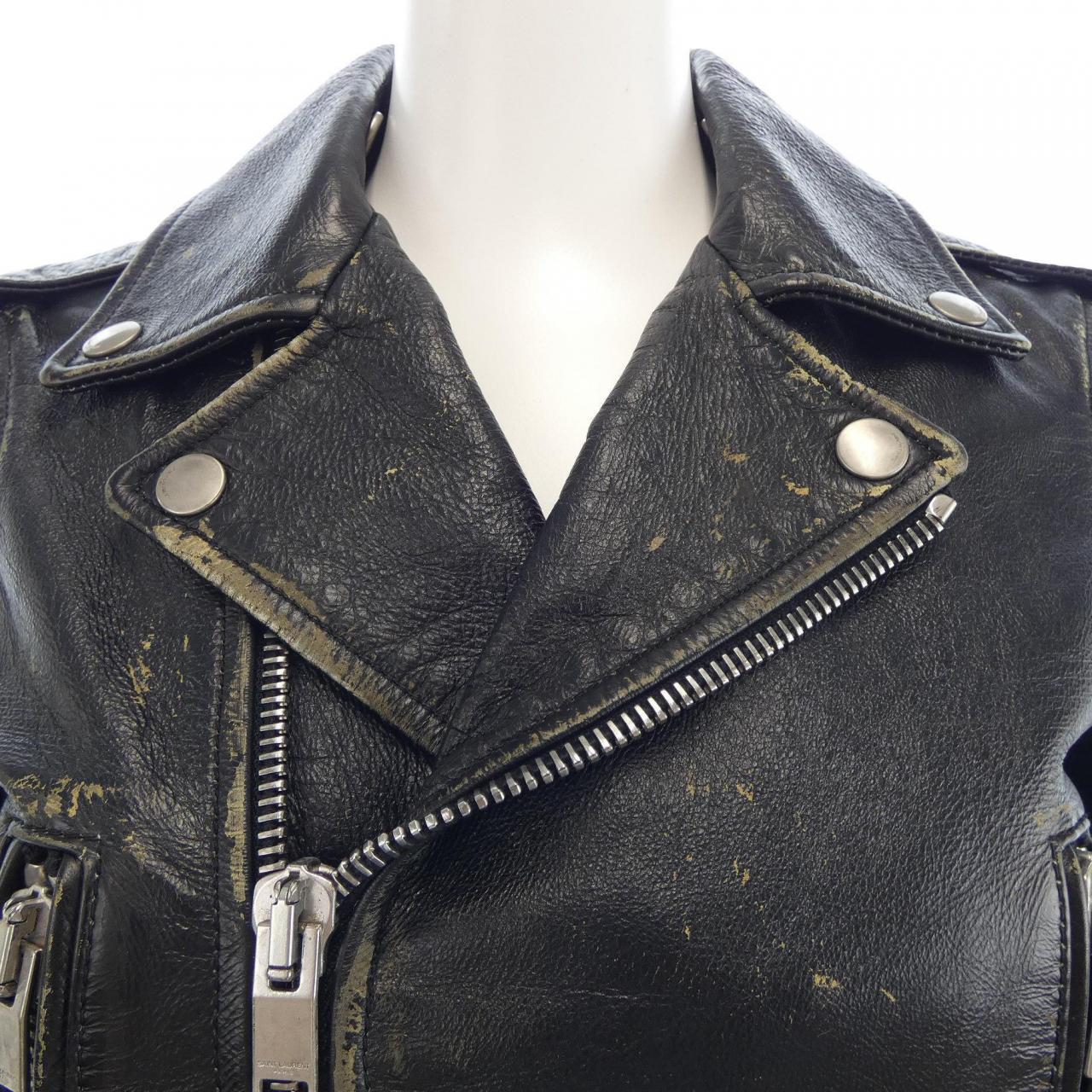 サンローラン SAINT LAURENT 397287 Y5RD2 レザーライダースジャケット