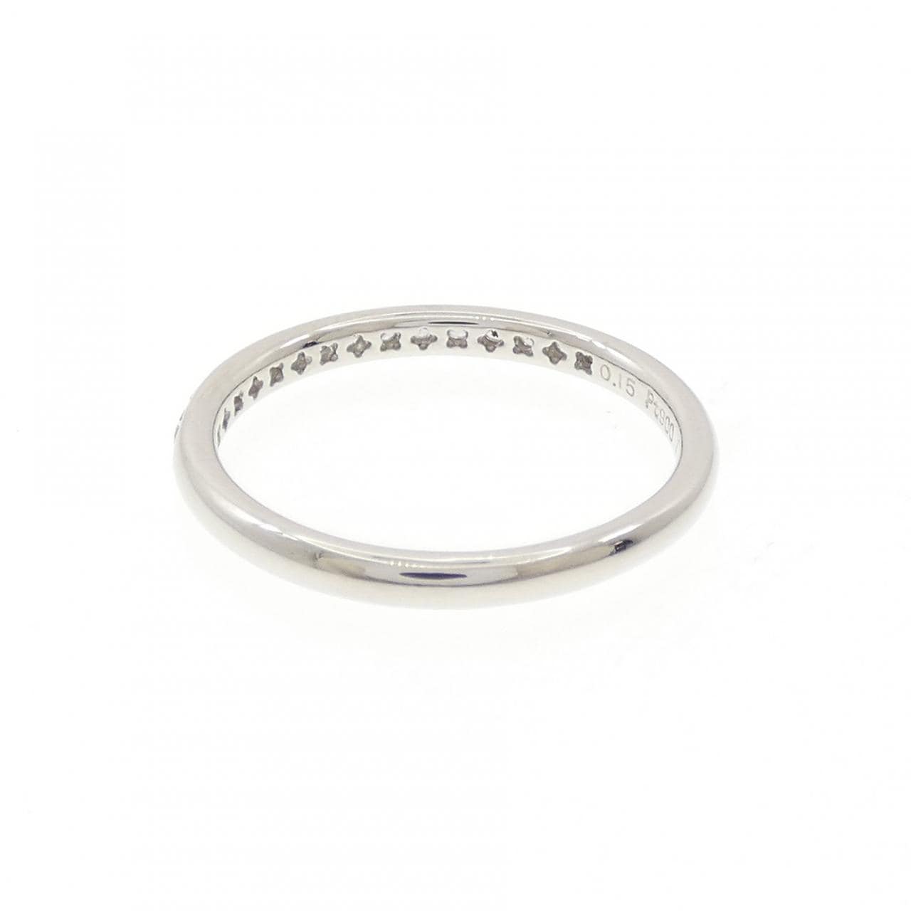 PT900 ハーフエタニティ ダイヤモンド リング 0.15CT
