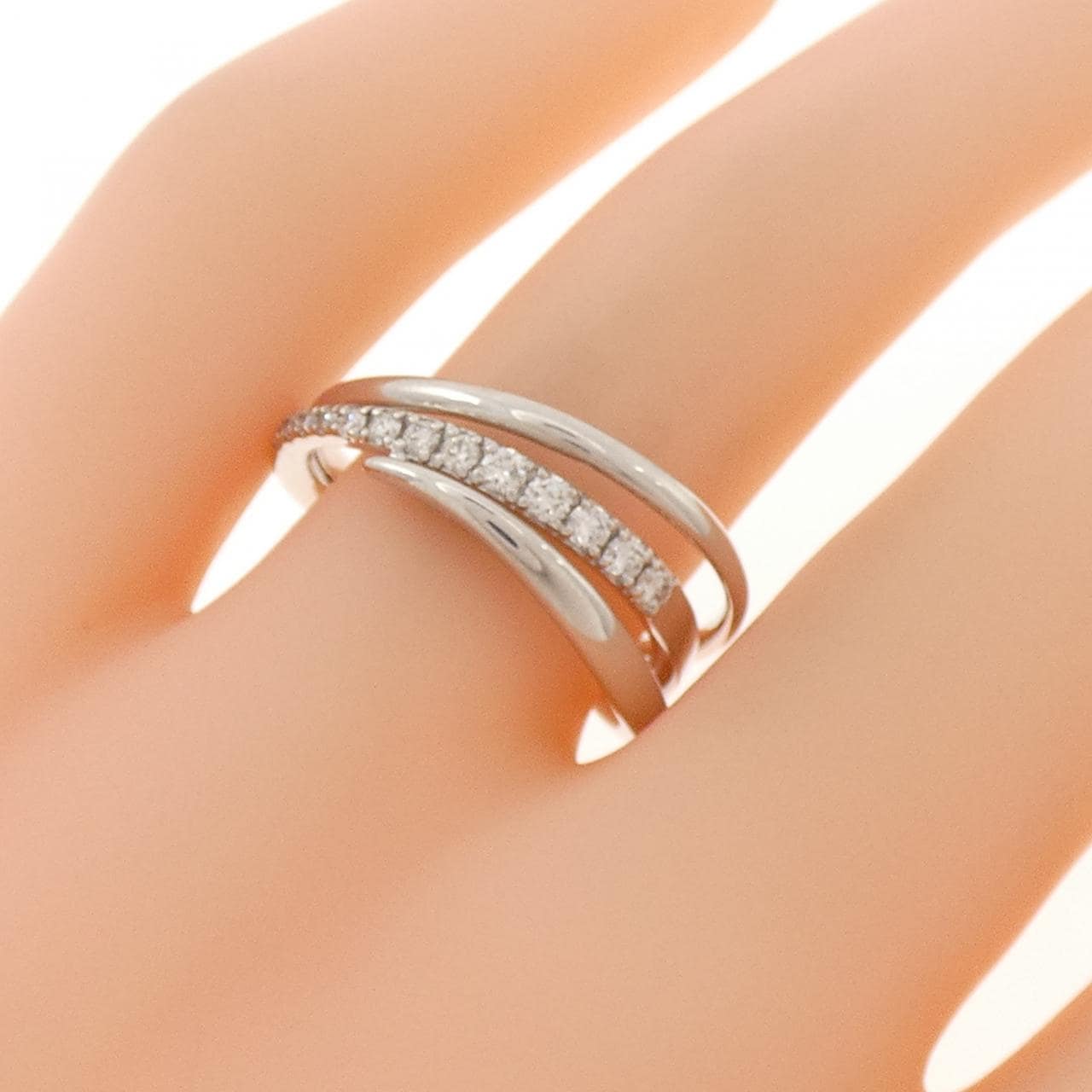 PT950 ダイヤモンド リング 0.20CT