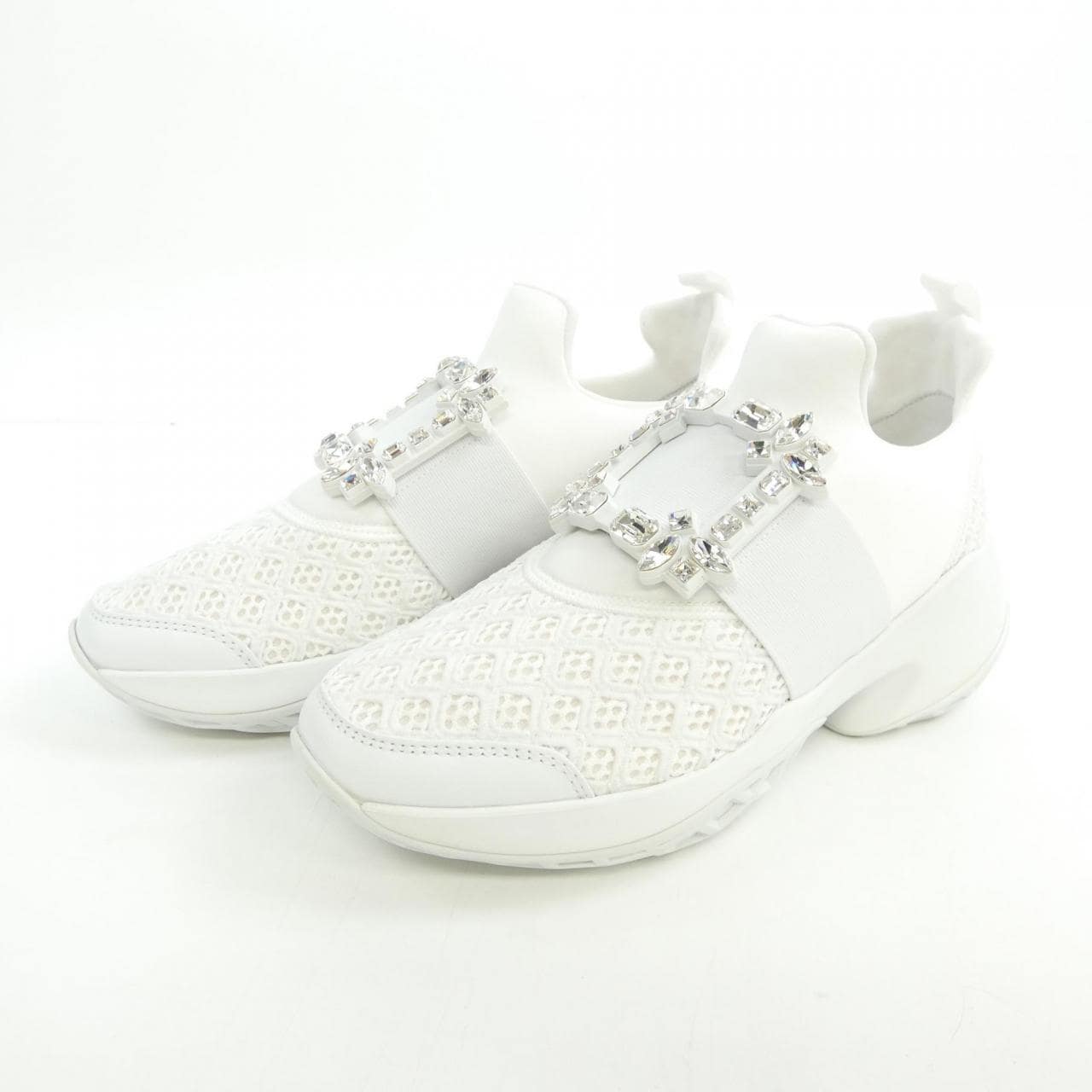 ロジェヴィヴィエ ROGER VIVIER ヴィヴ ラン　ストラスバックル スニーカー