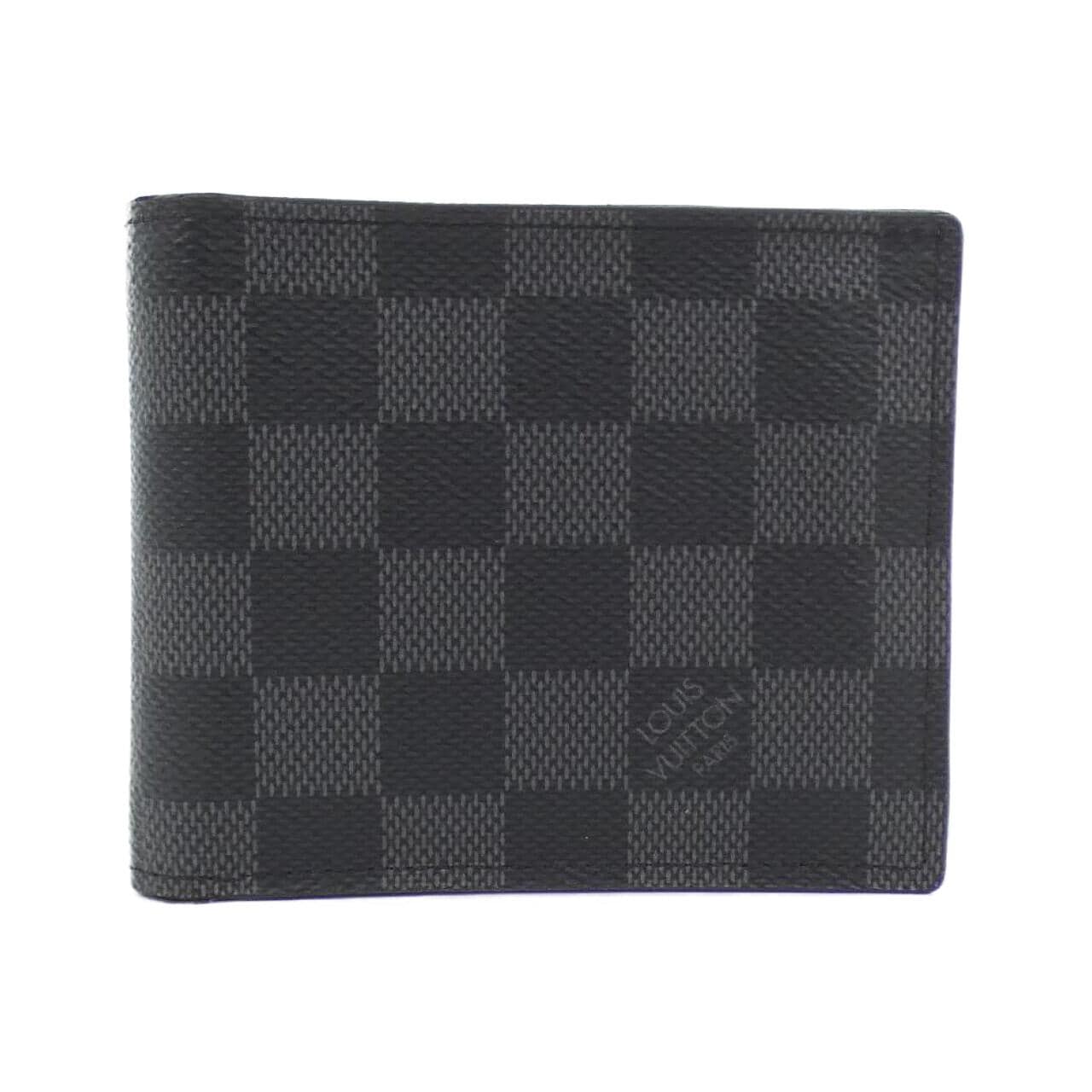 LOUIS VUITTON Damier Graphite Portefeuille Marco N63336 Wallet