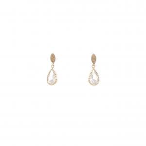 K10YG キュービック ピアス