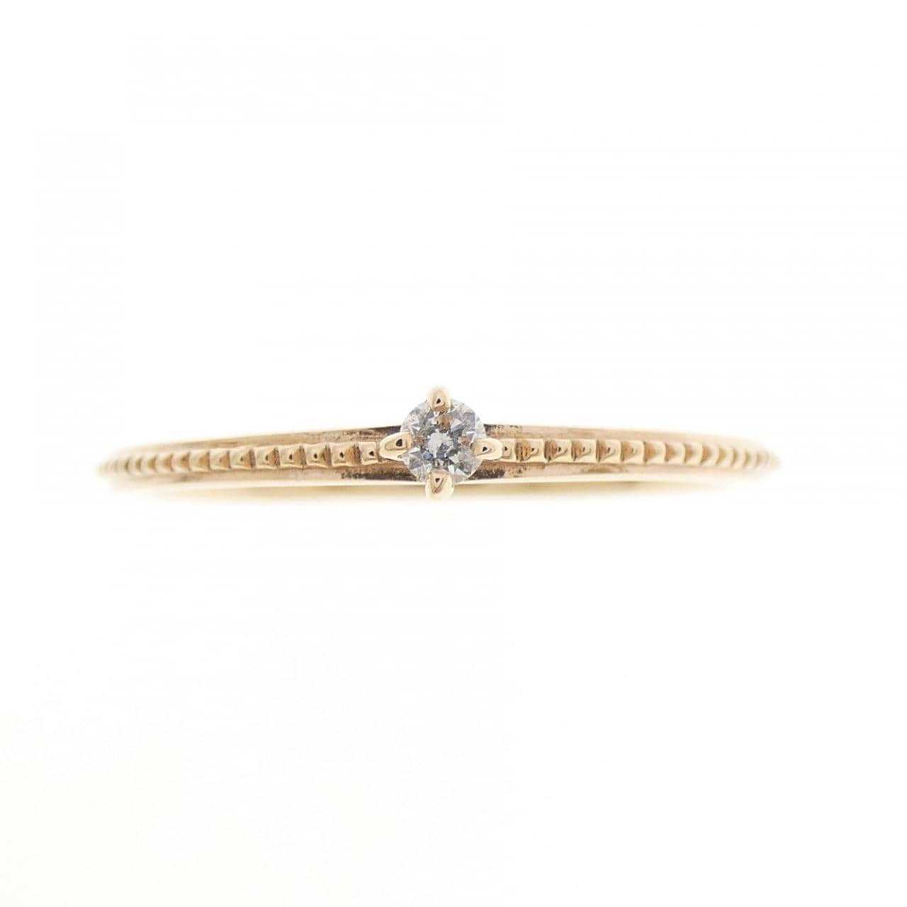 アガット ダイヤモンド リング 0.03CT