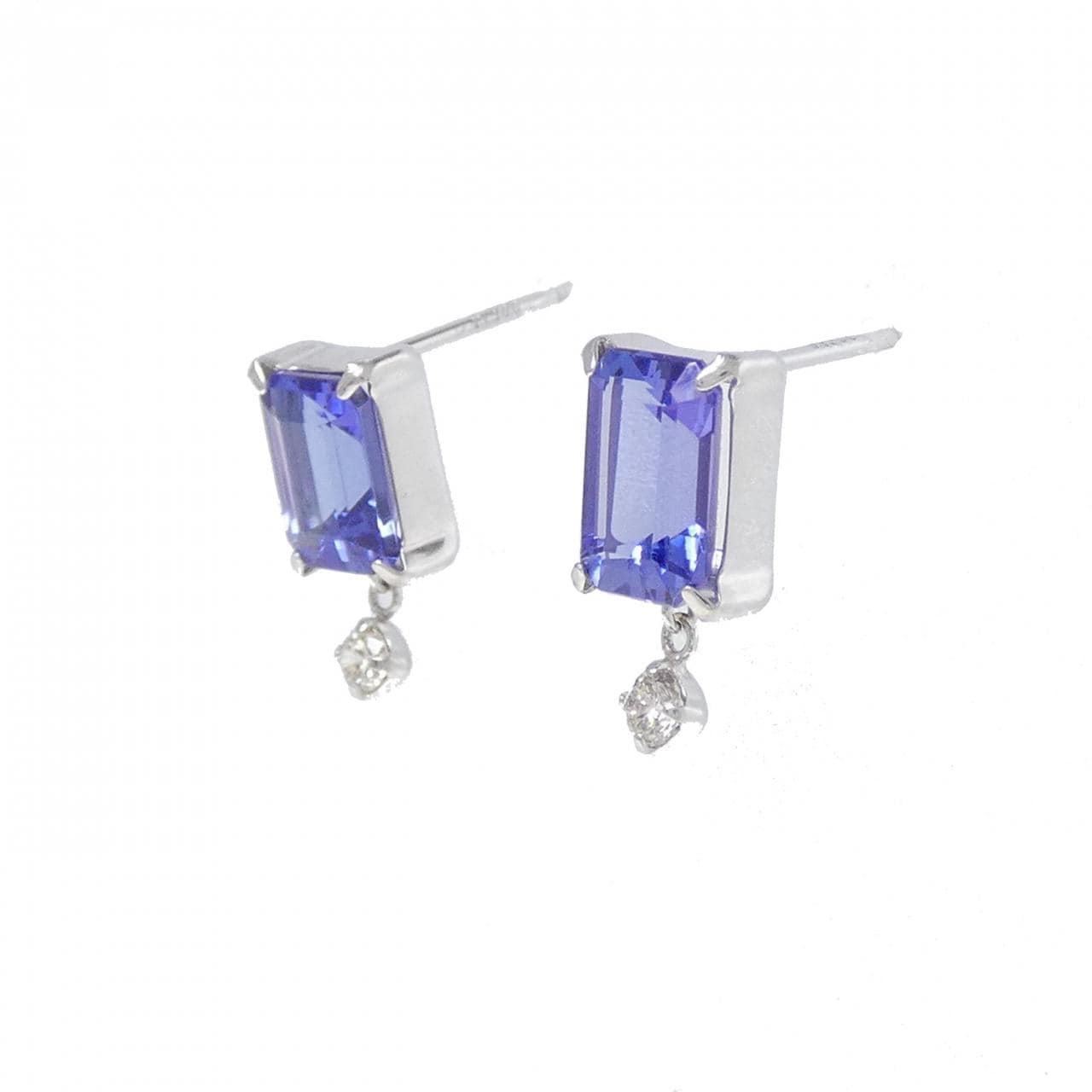 【リメイク】PT タンザナイト ピアス 1.86CT