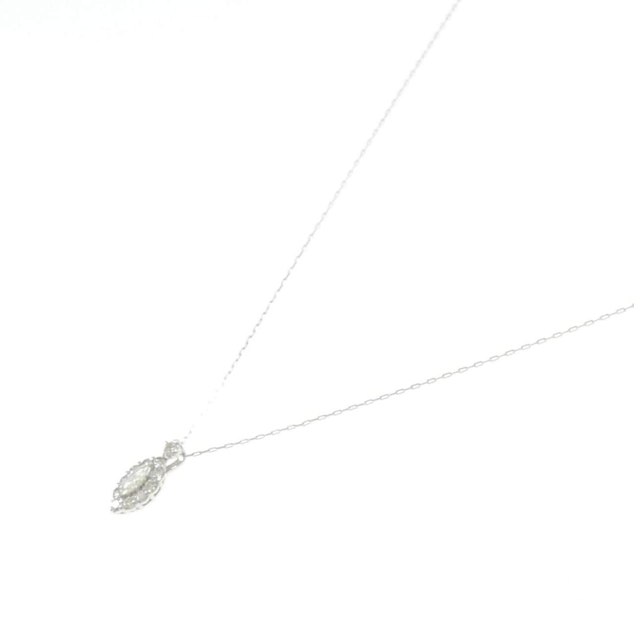 【新品】PT900/PT850 ダイヤモンド ネックレス 0.20CT