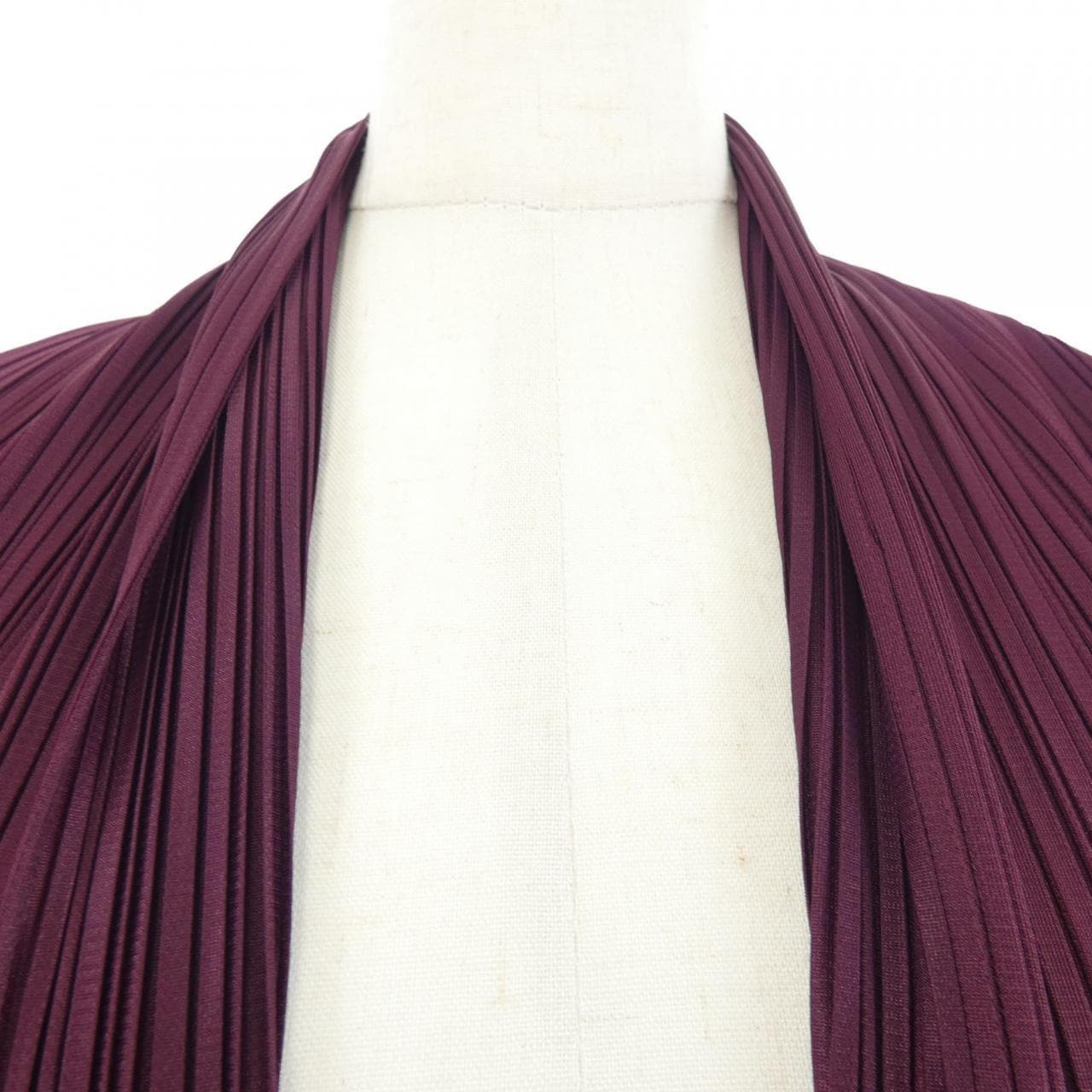 プリーツプリーズ PLEATS PLEASE 2007 レース刺繍 PP74-AD201 7562077 カーディガン