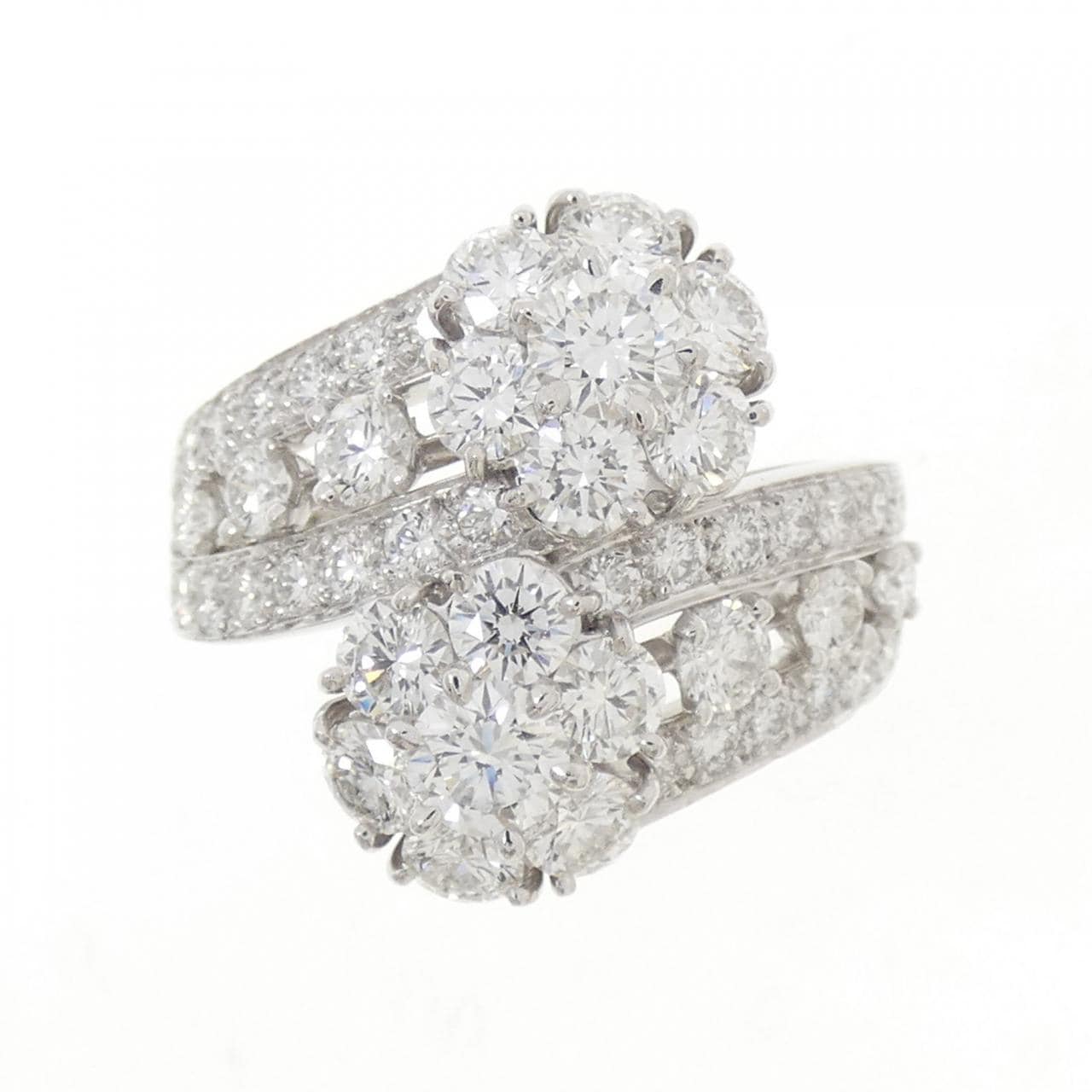 ヴァンクリーフ&アーペル スノーフレイク ダブルフルール リング