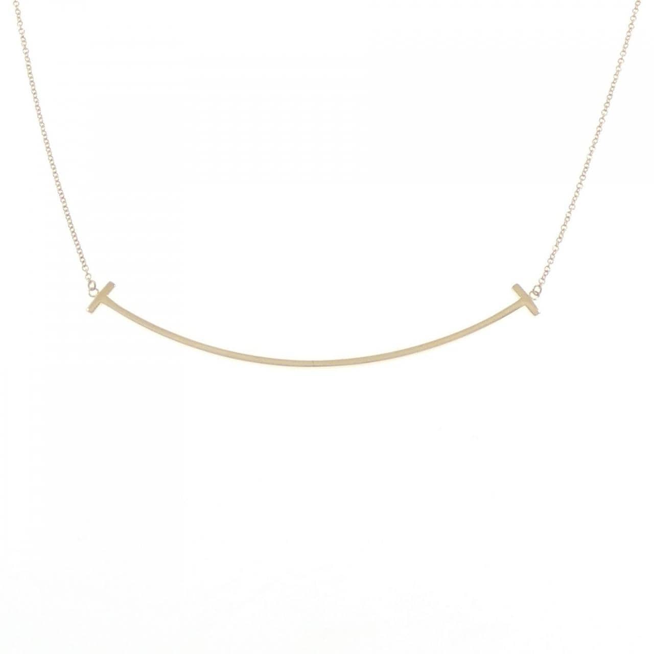 ティファニー Tスマイル ラージ ネックレス