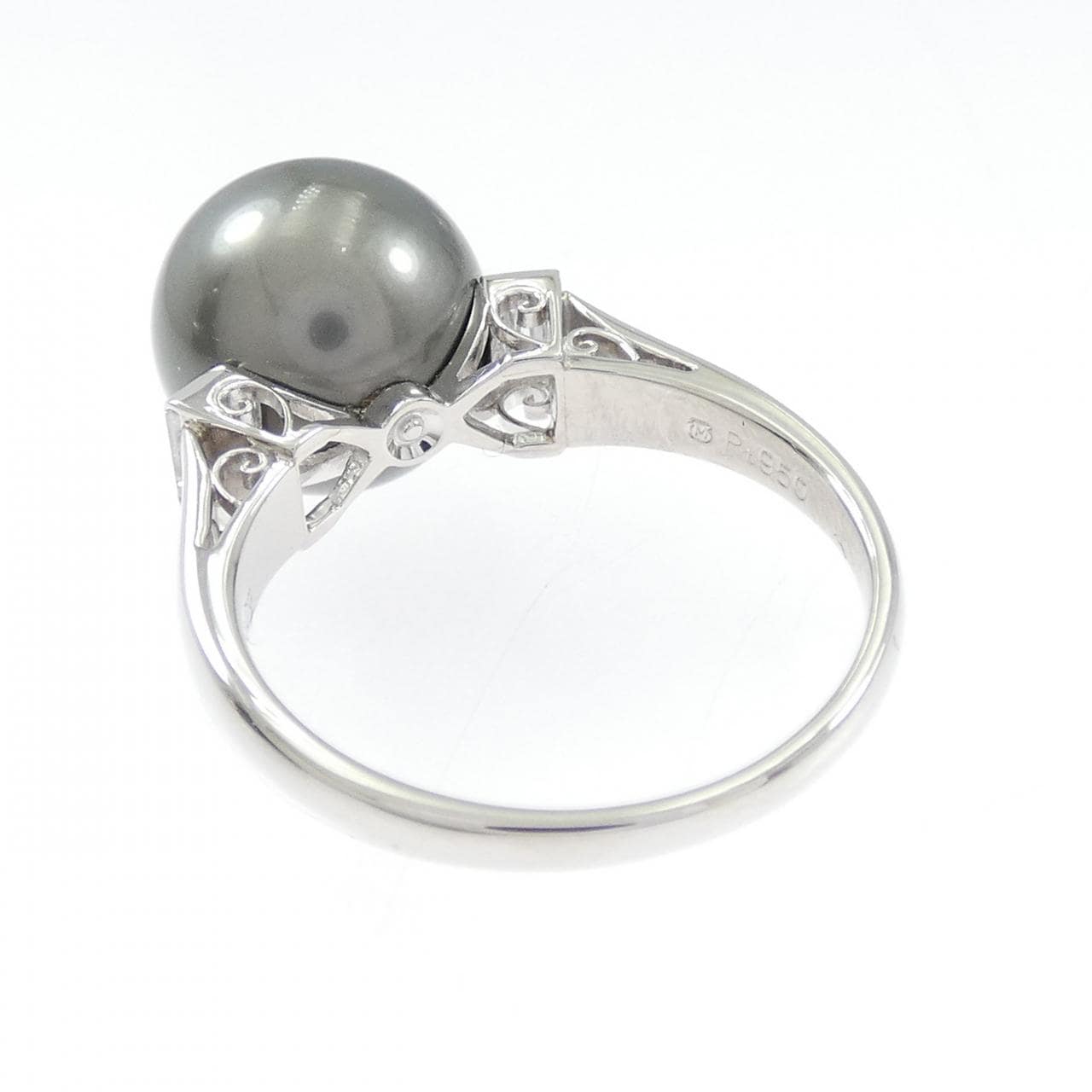 ミキモト 黒蝶パール リング 11.1mm