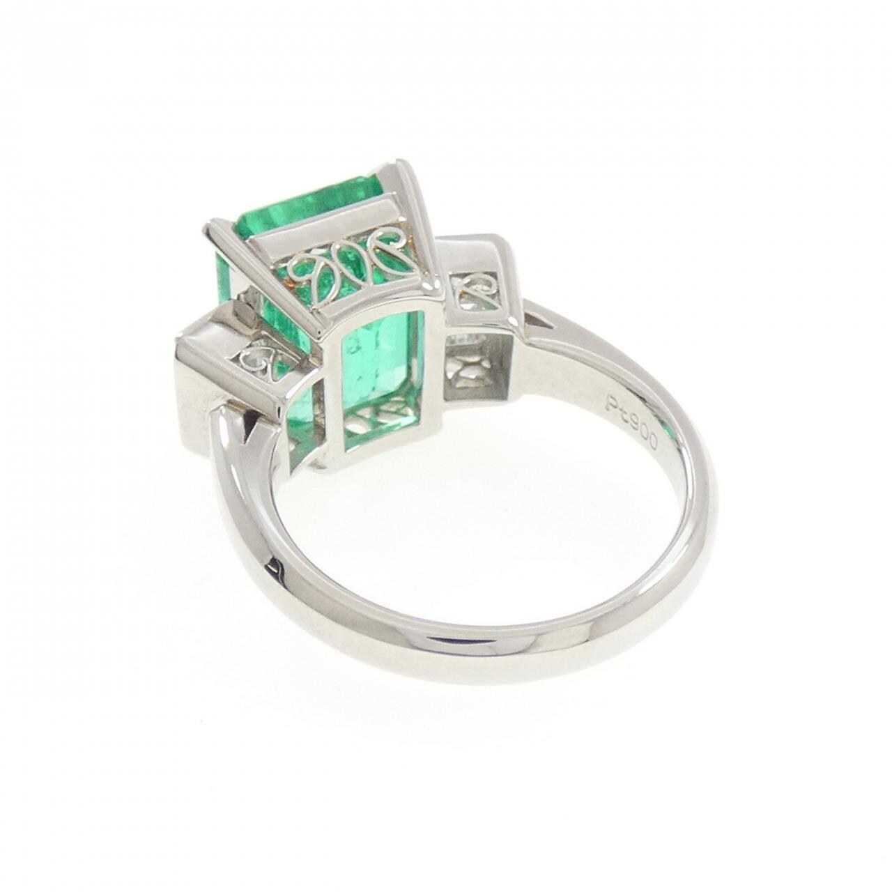 PT900 エメラルド リング 5.53CT コロンビア産