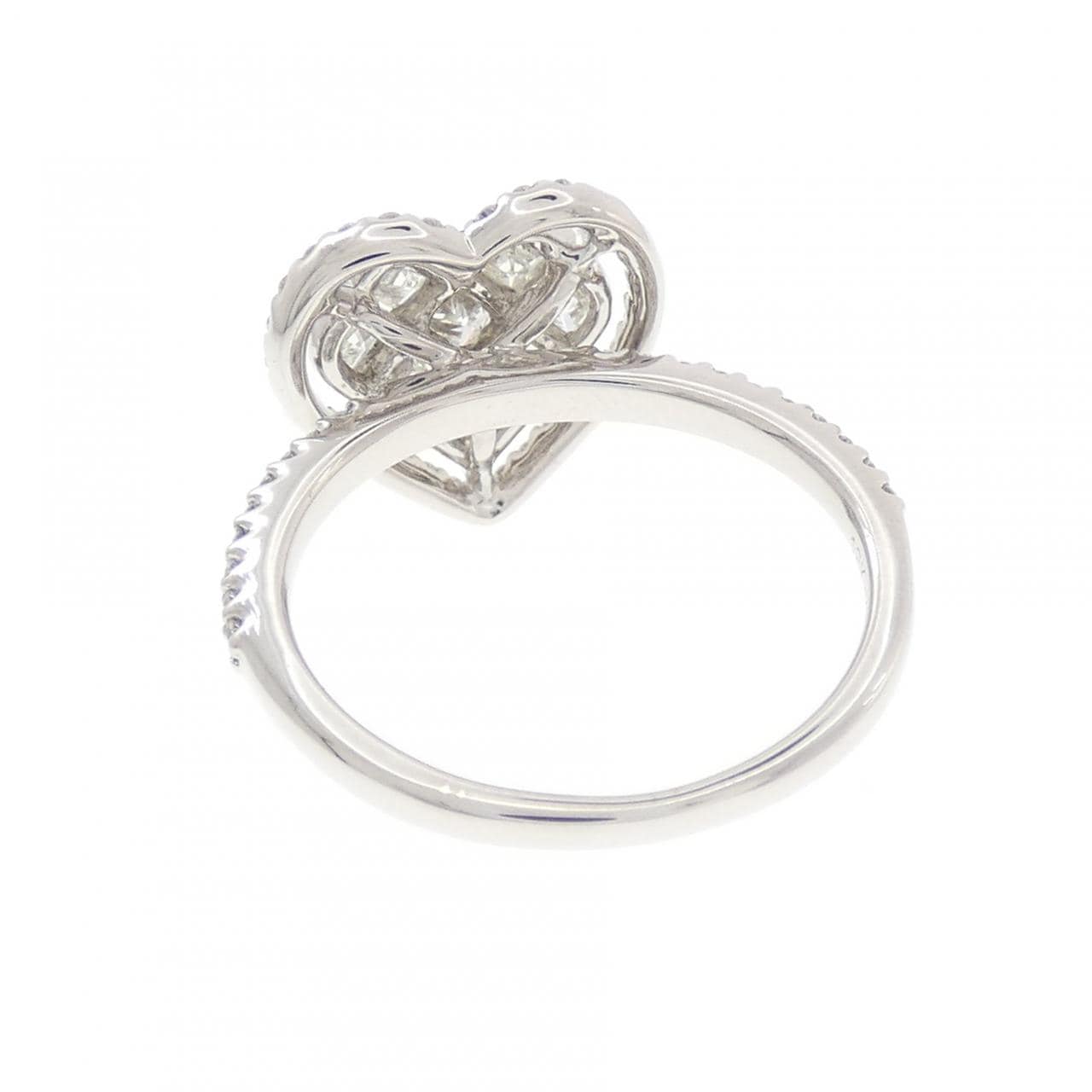 750WG ハート ダイヤモンド リング 1.05CT