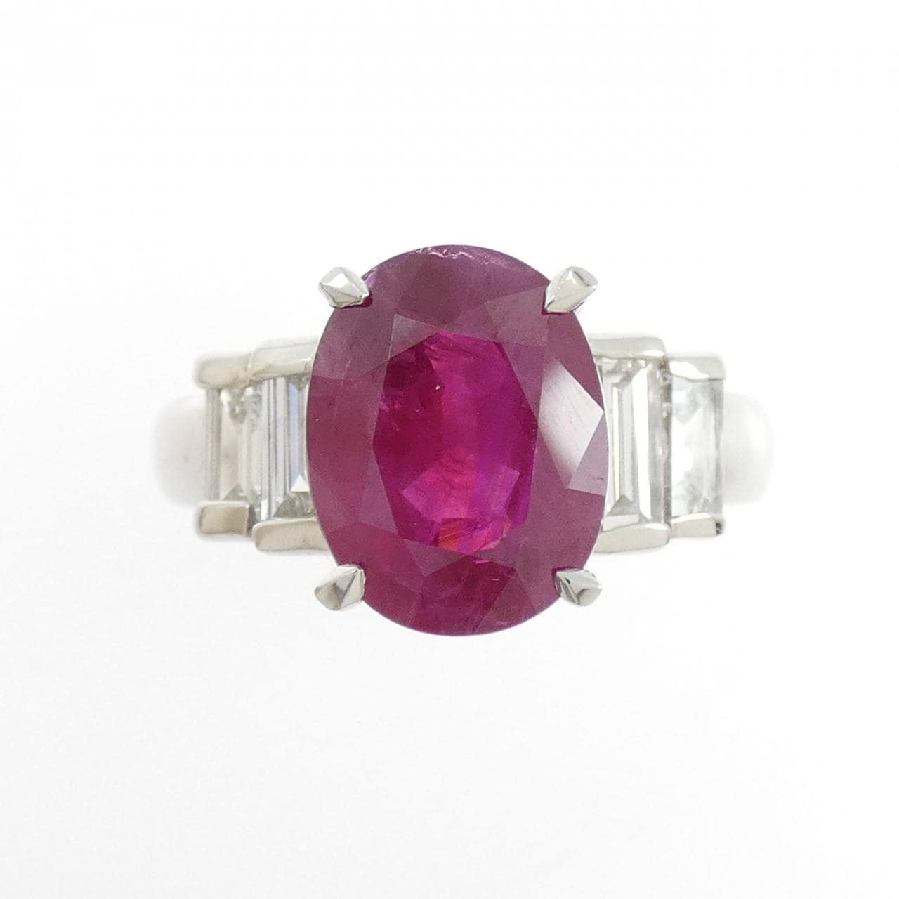 PT900 ルビー リング 3.455CT