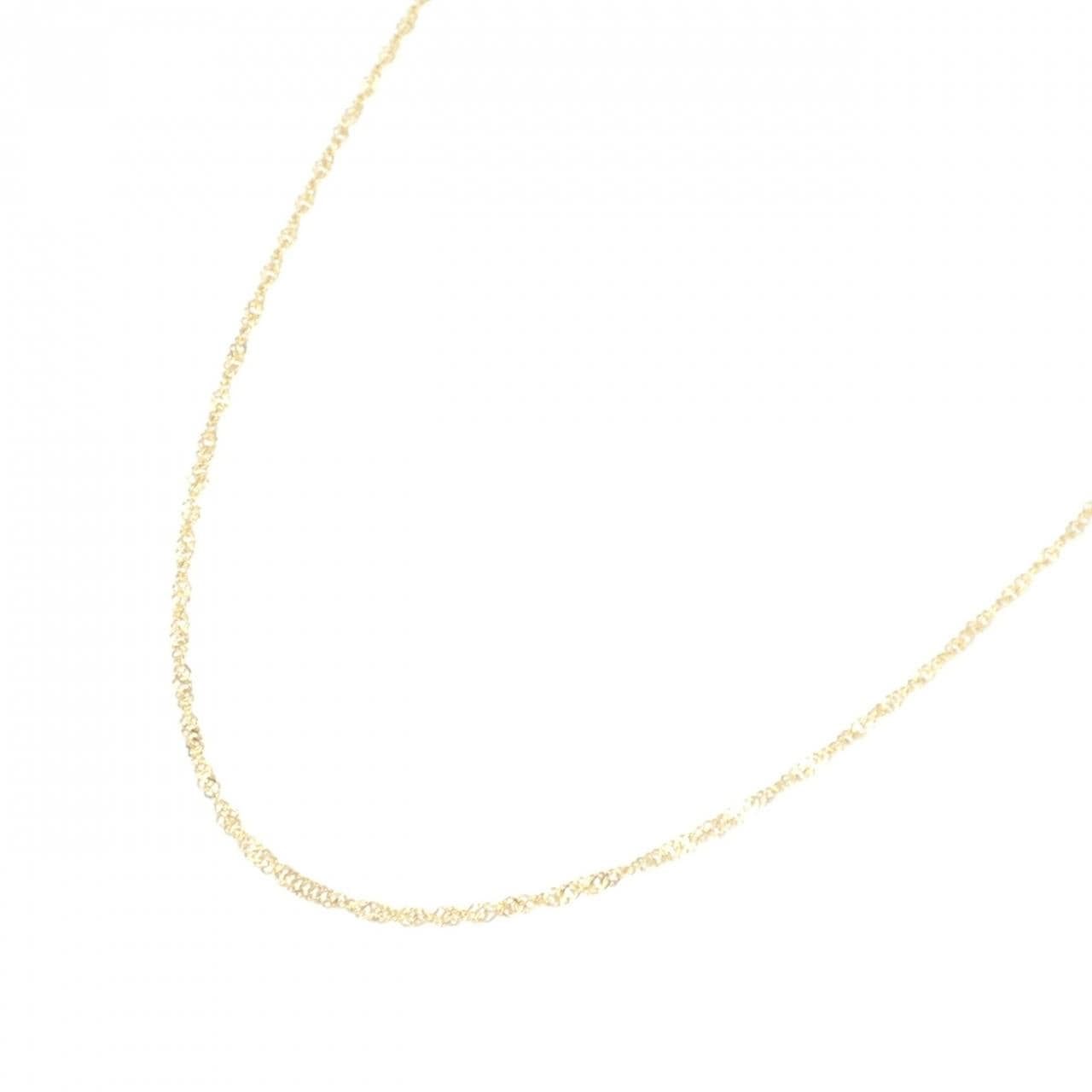 K18YG chain necklace