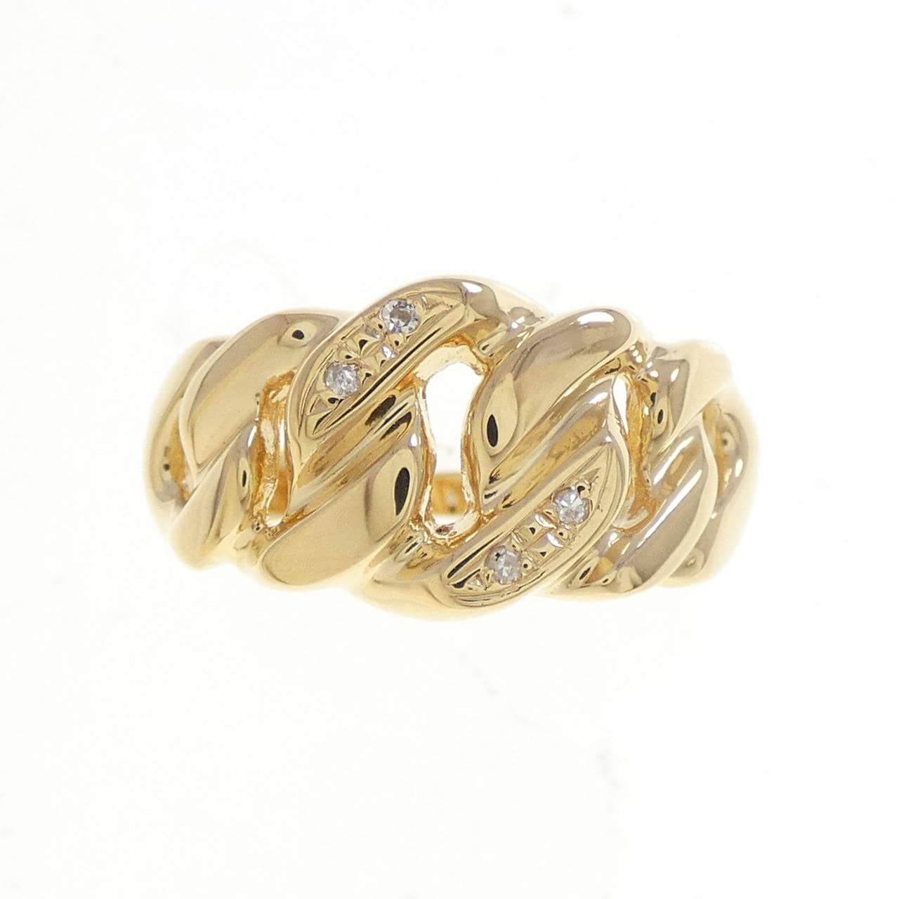 K18YG ダイヤモンド リング