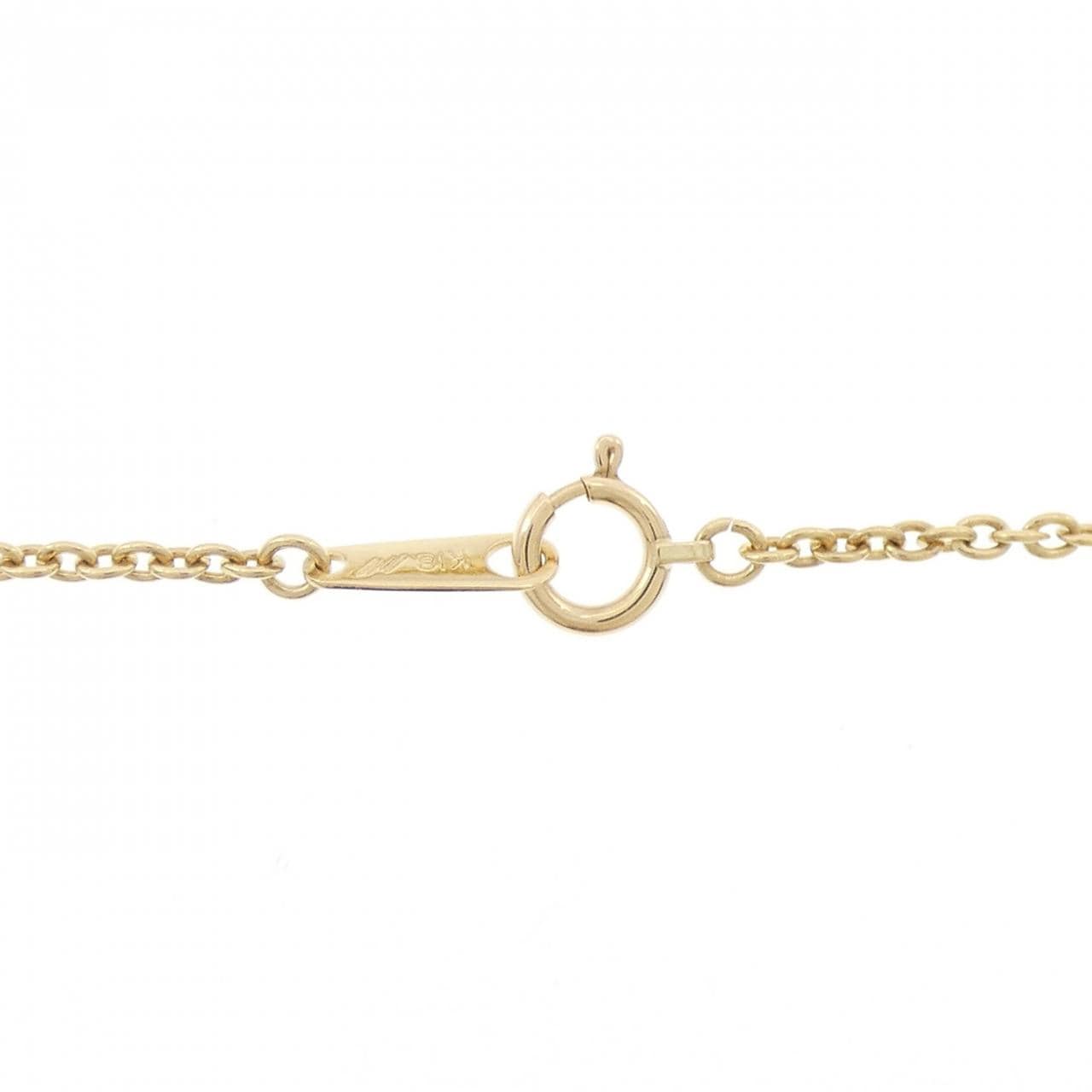 K18YG ダイヤモンド ネックレス 0.38CT