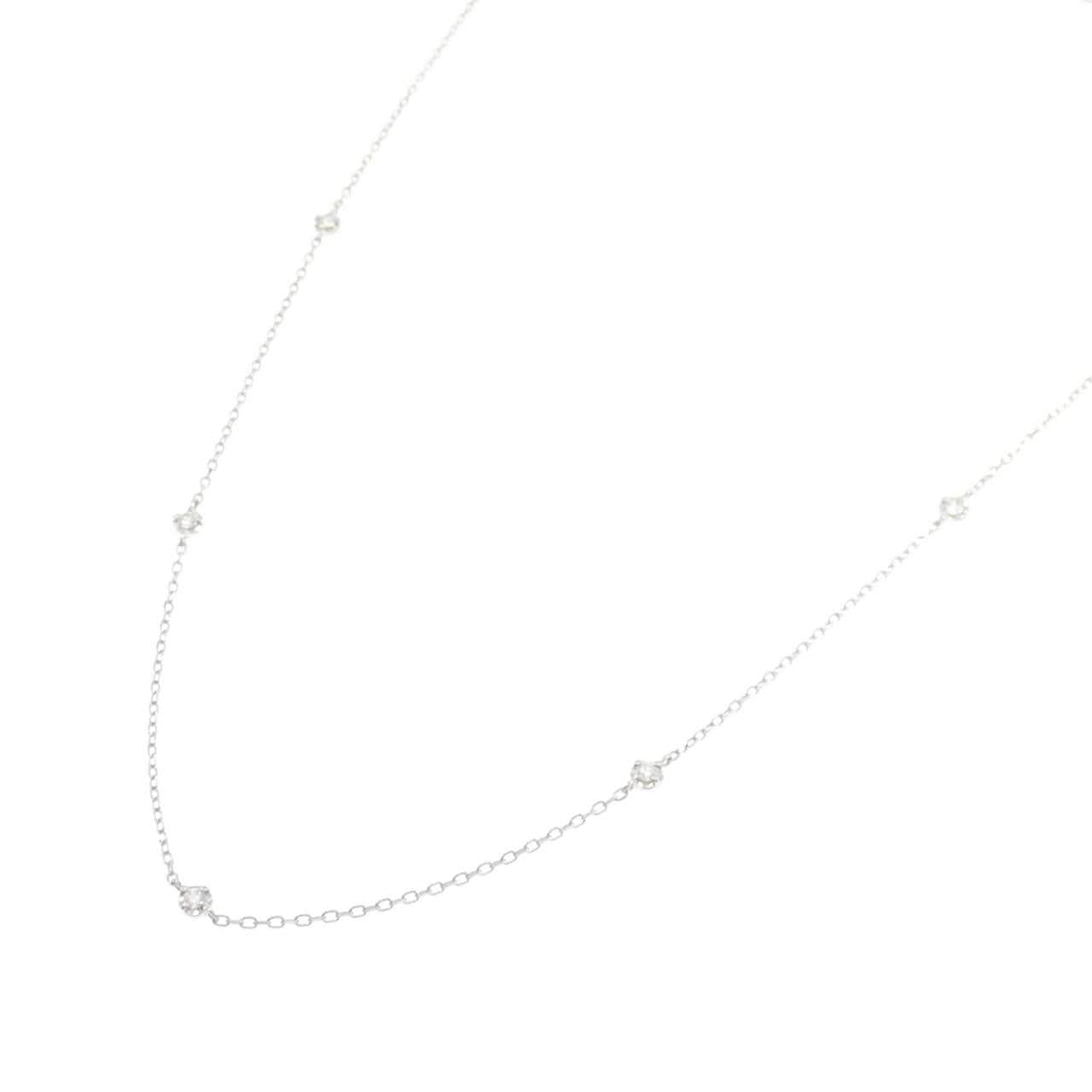 PT950/PT850 ダイヤモンド ネックレス 0.10CT