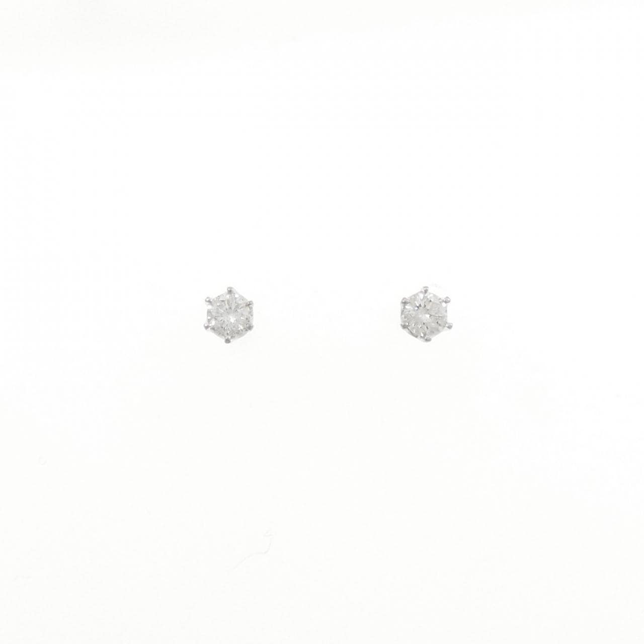 PT850/PT900 ソリティア ダイヤモンド ピアス 0.30CT