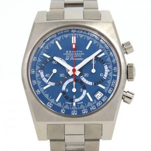 ゼニス クロノマスターリバイバルエルプリメロA3818エアウェイトカバーガール 95.A3818.400/51.M3818 TI 自動巻