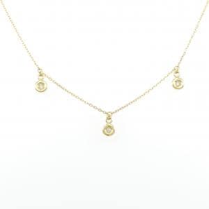 K18YG ダイヤモンド ネックレス 0.06CT