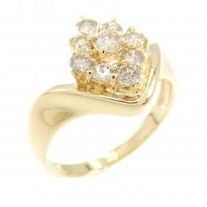K18YG ダイヤモンド リング 0.50CT