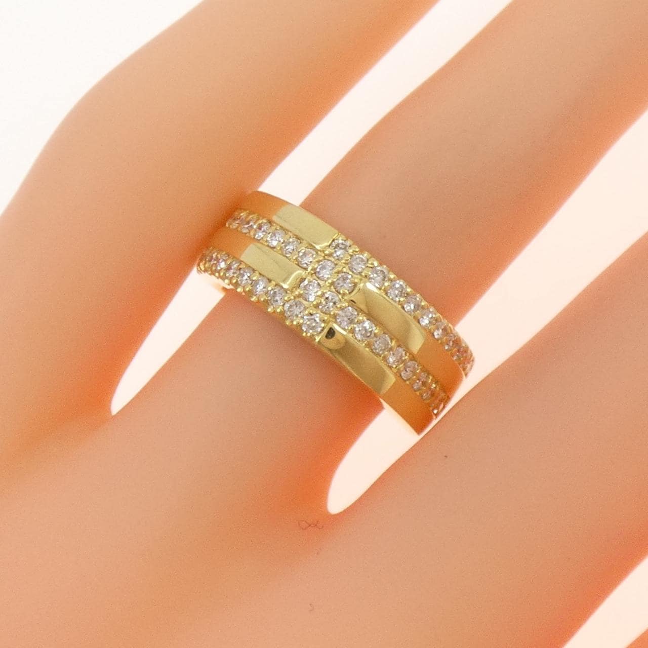 K18YG ダイヤモンド リング 0.50CT