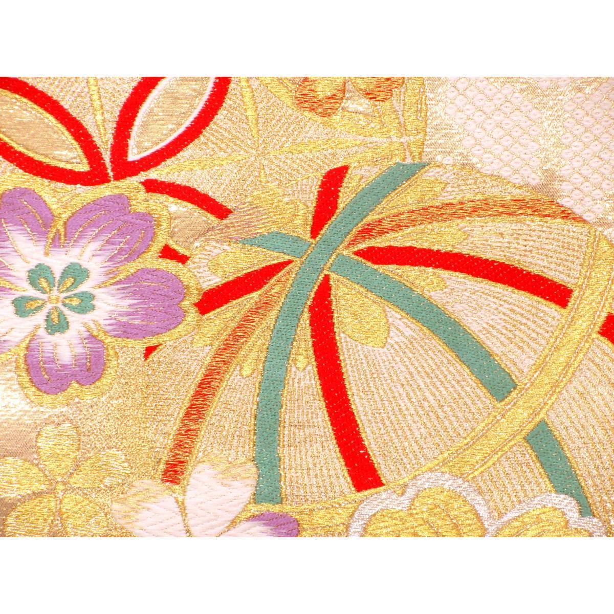 袋帯　芯なし仕立