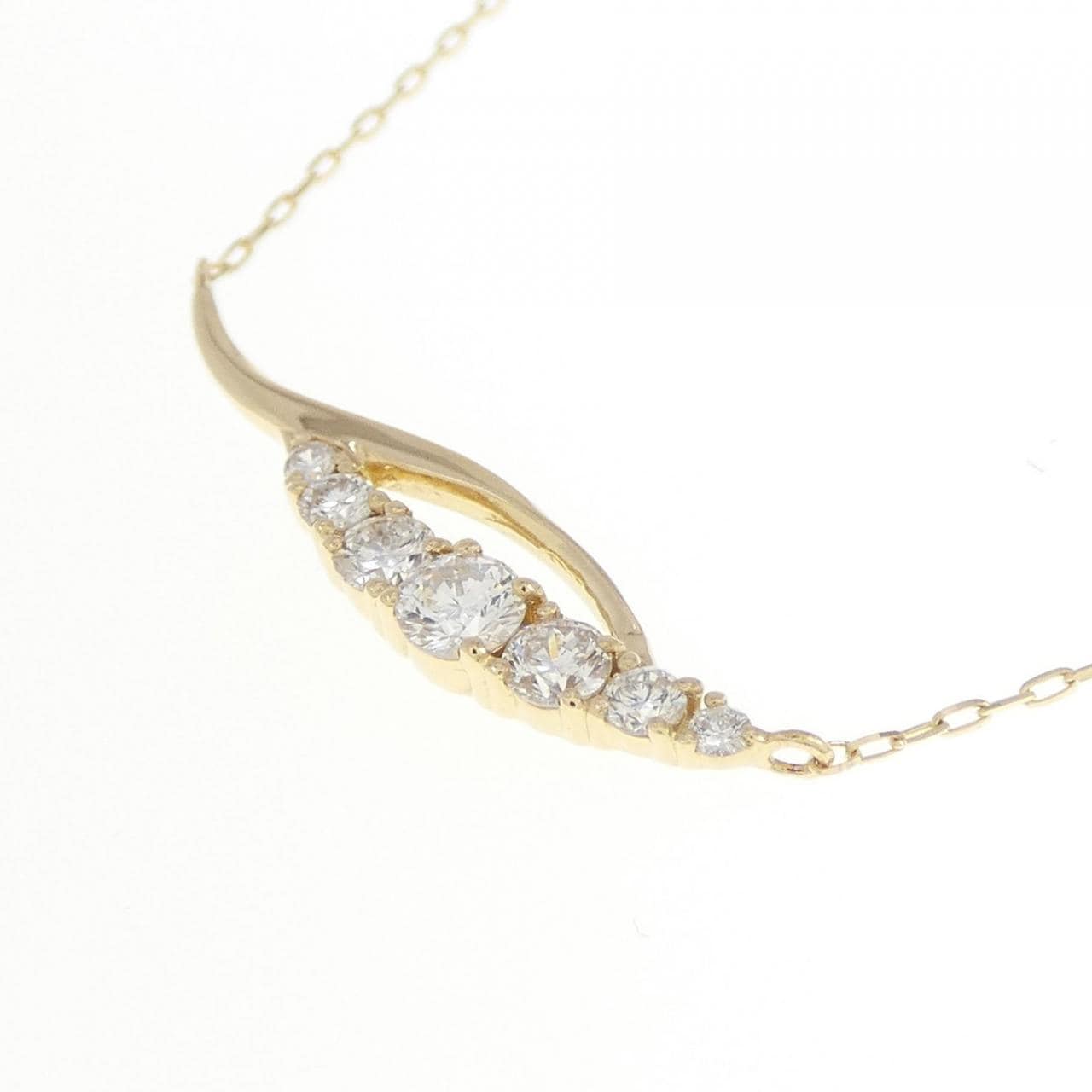 [Remake] K18YG Diamond necklace 0.20CT