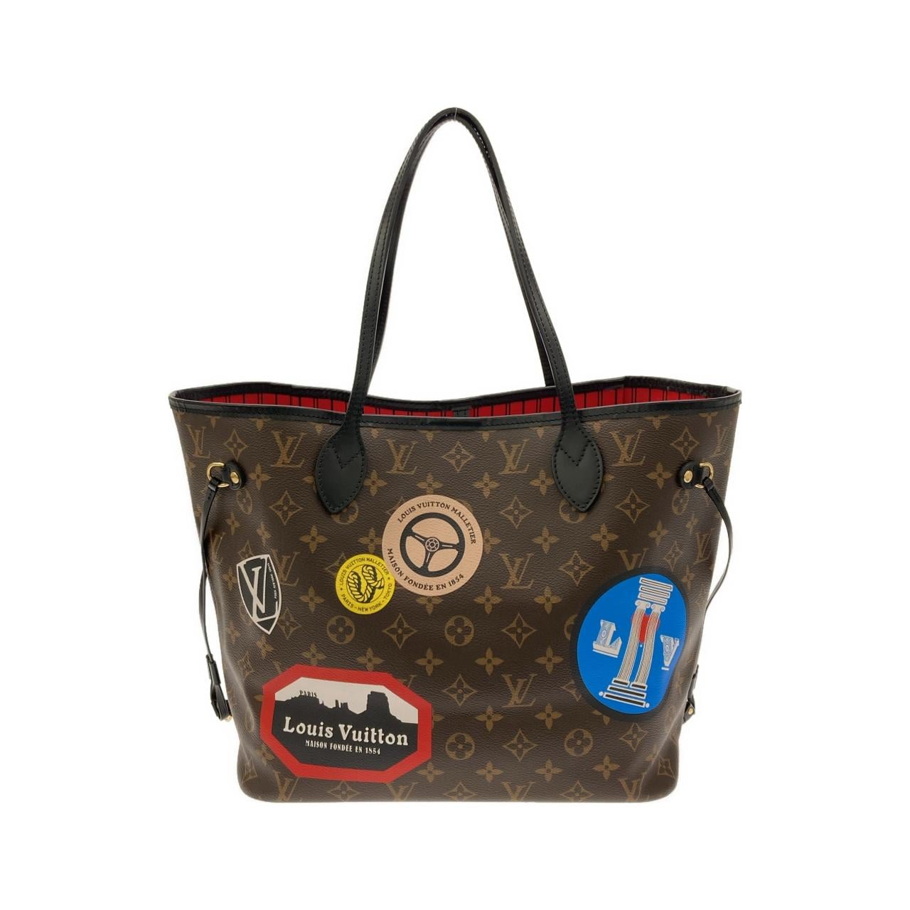 ルイヴィトン モノグラム ワールドツアー ネヴァーフル MM M42844 バッグ