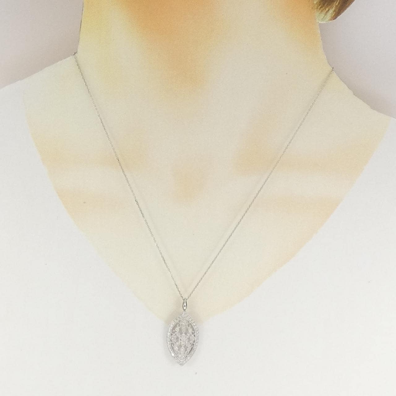 PT900/PT850 ダイヤモンド ネックレス 0.51CT
