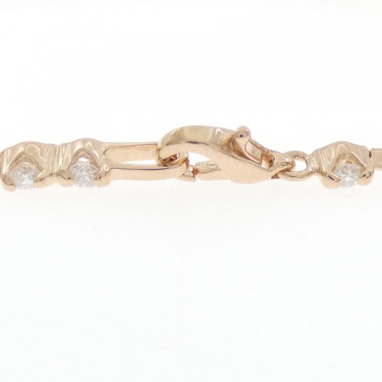K18PG ダイヤモンド ブレスレット 1.00CT