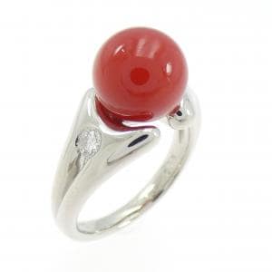 PT900 サンゴ リング 8.7mm