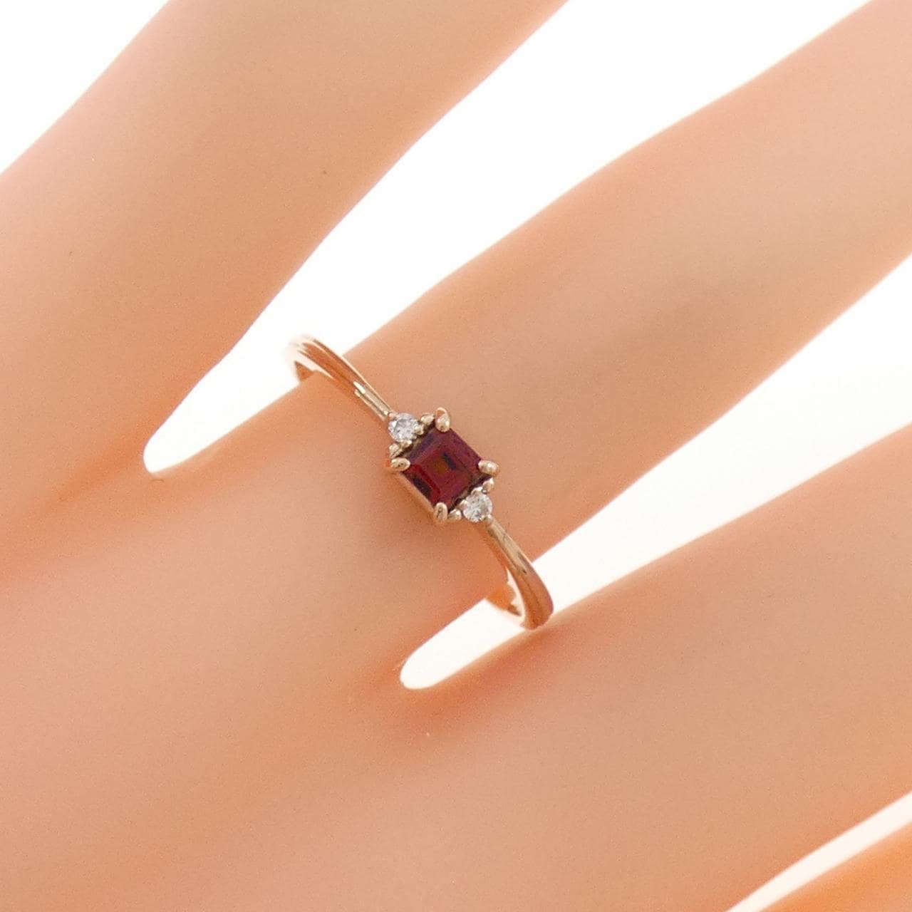 K10PG ガーネット リング