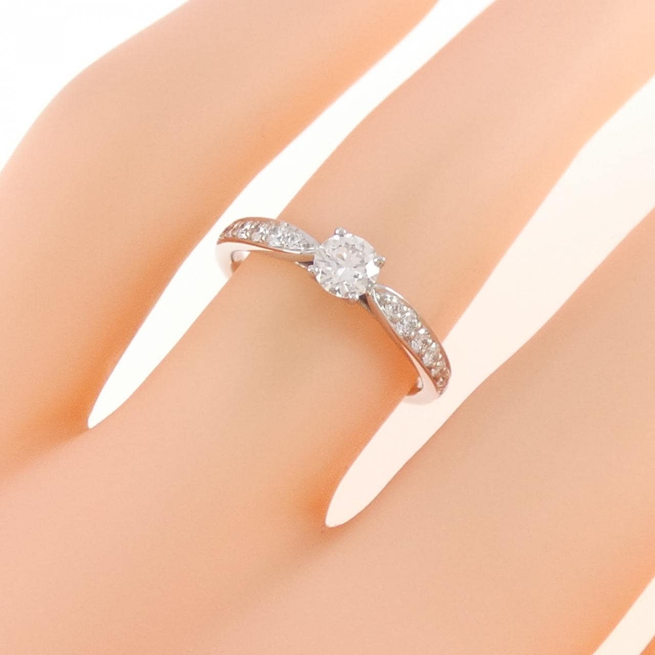 ティファニー ハーモニー リング 0.25CT H VS1 3EXT