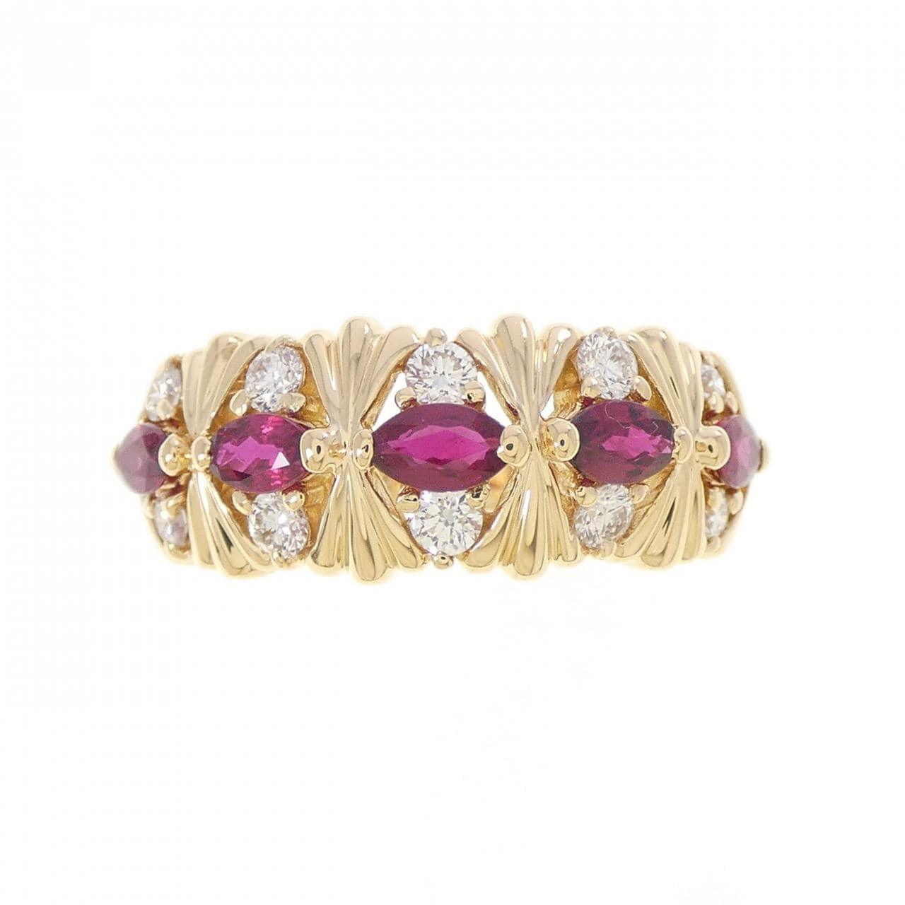 ポーラ ルビー リング 0.82CT