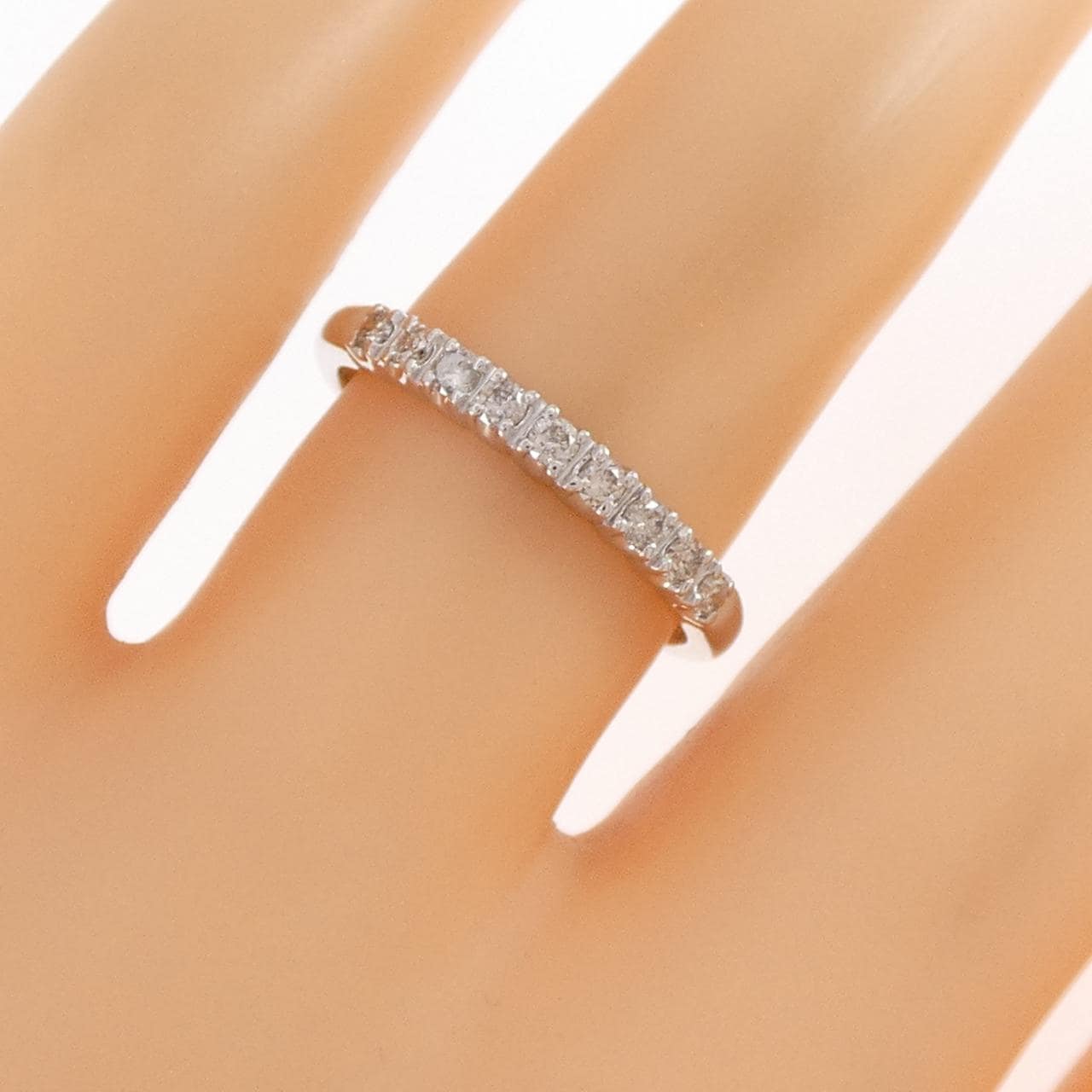 K14WG ダイヤモンド リング 0.20CT