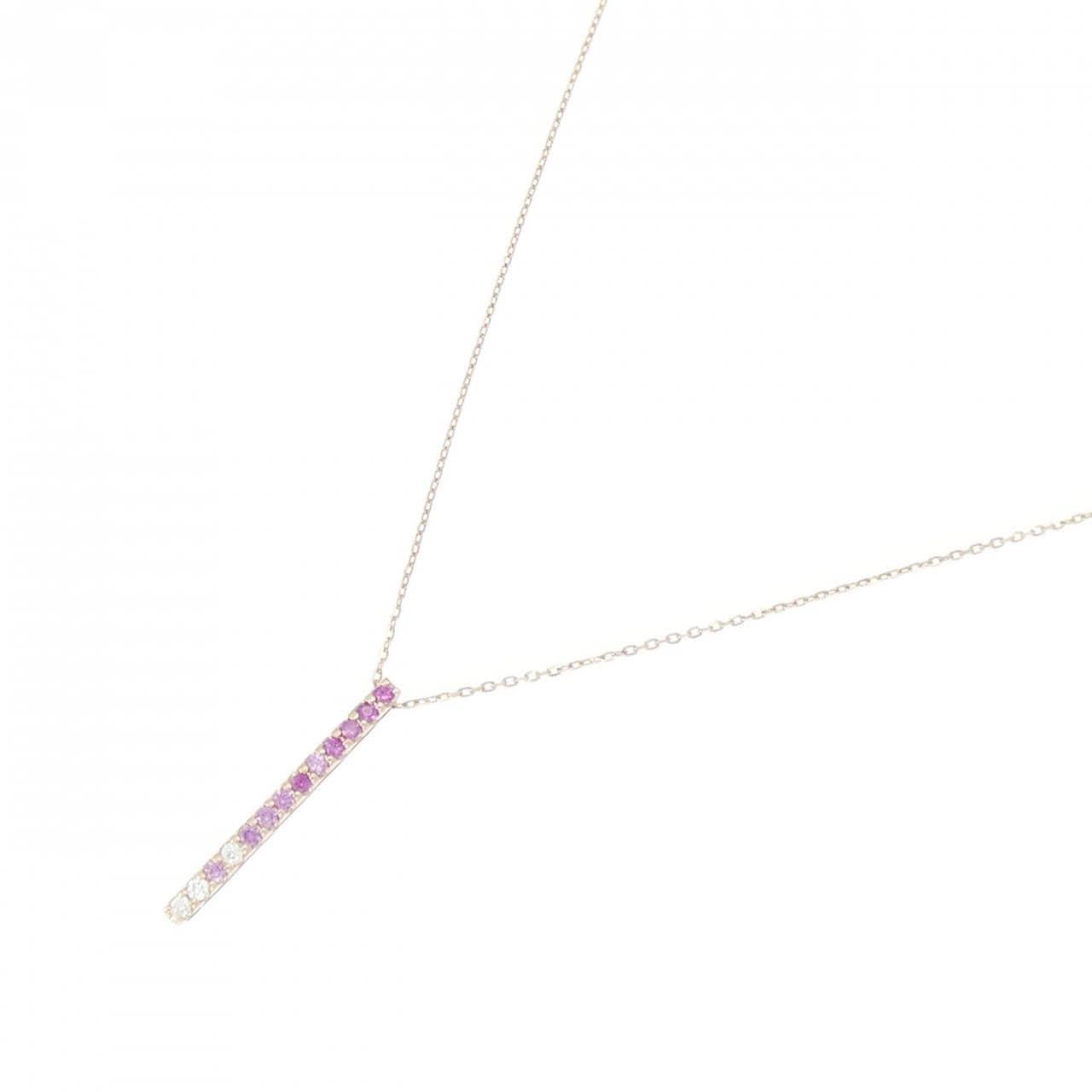 ポンテヴェキオ リニア スモール ネックレス 0.08CT