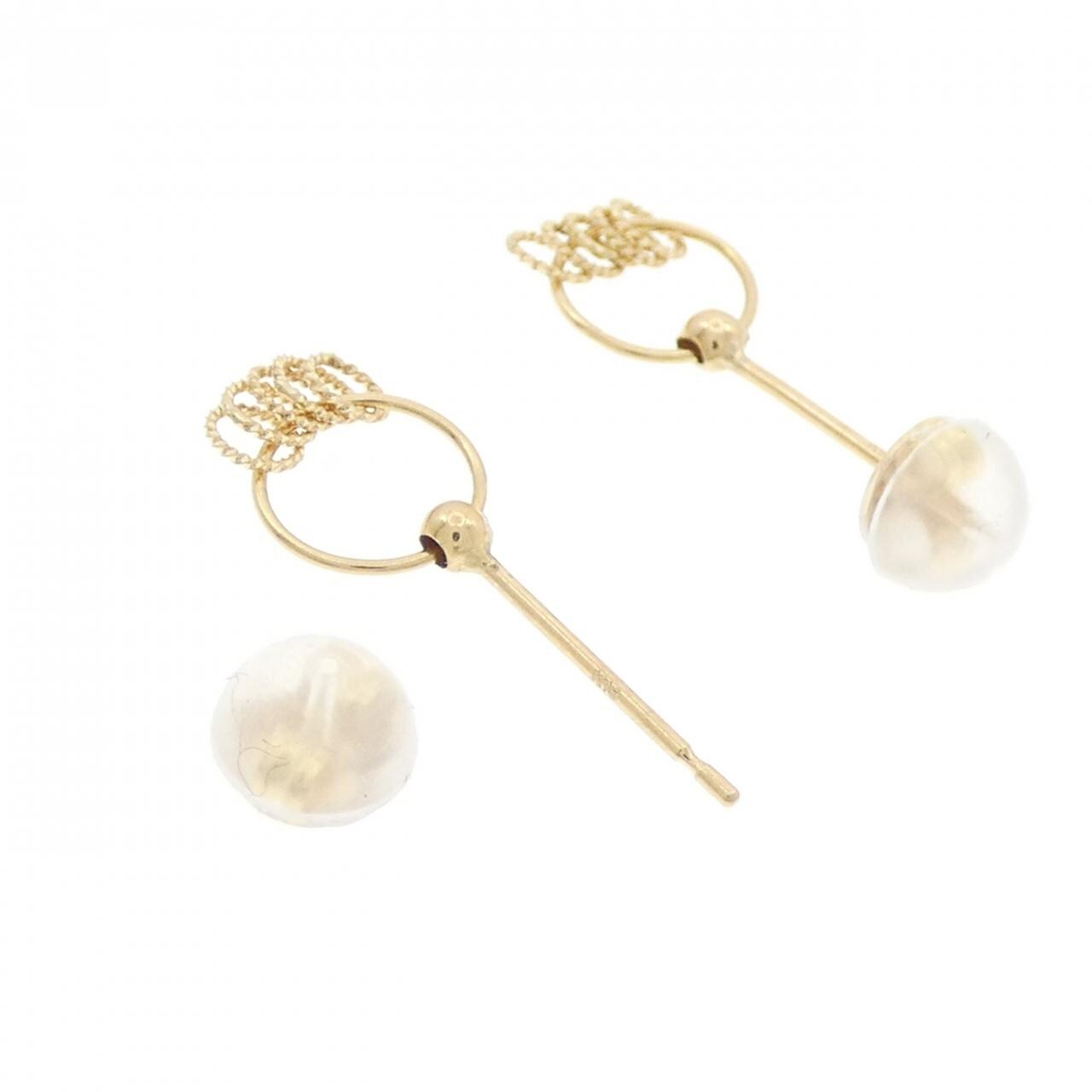 K18YG earrings