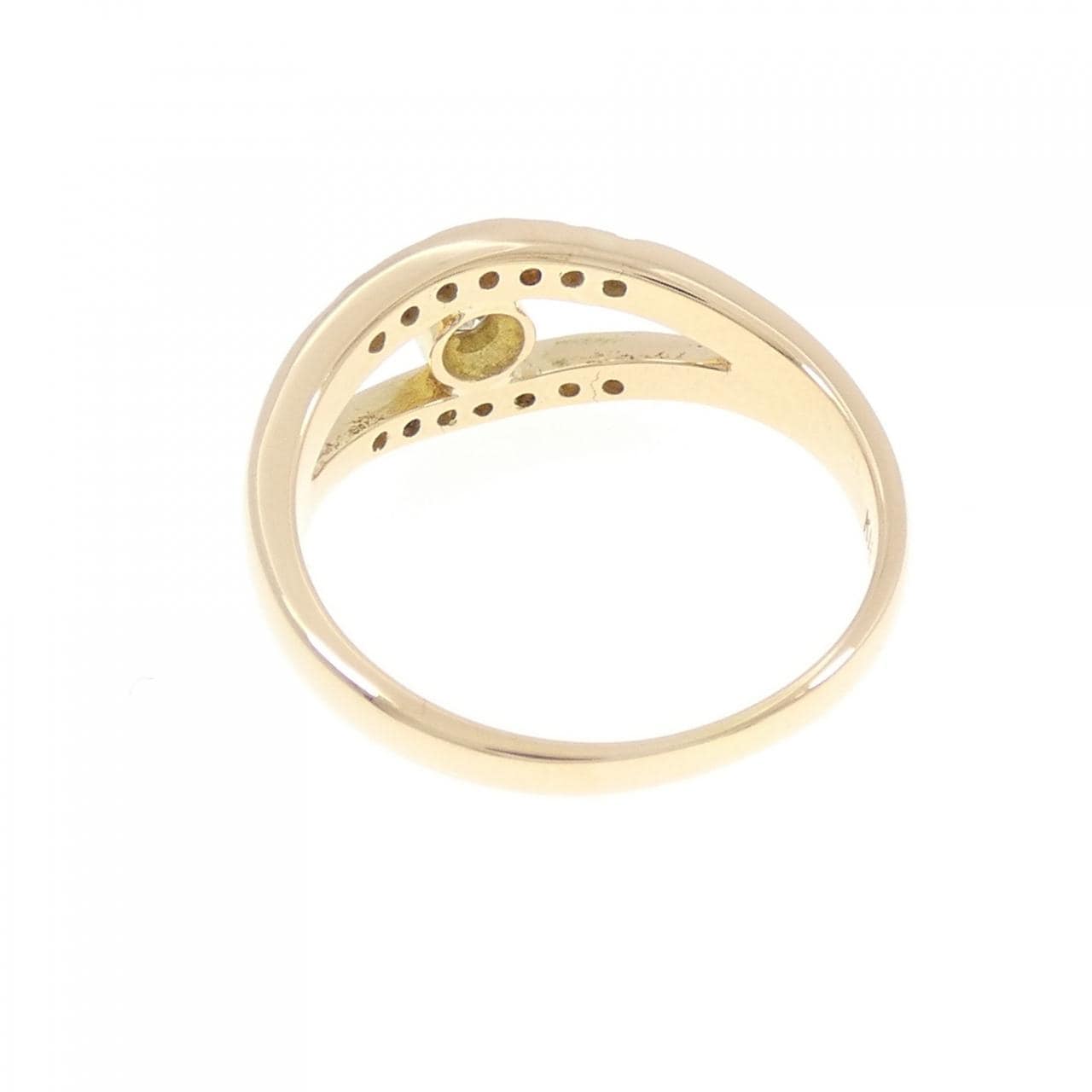 K18YG ダイヤモンド リング 0.10CT