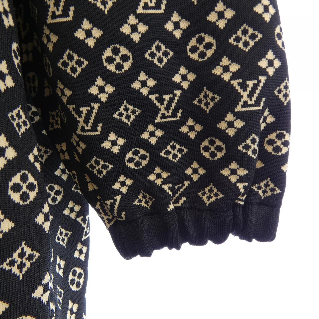 ルイヴィトン LOUIS VUITTON モノグラムニット オーバーサイズフーディ FLKC07FN7 ブルゾン