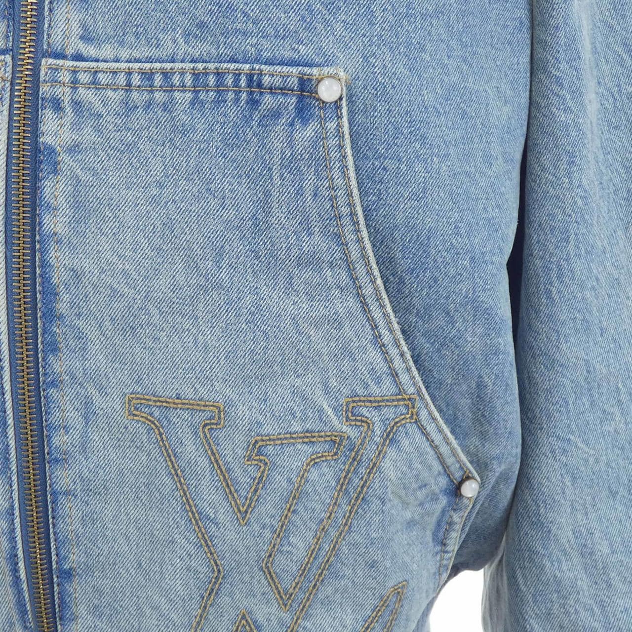 ルイヴィトン LOUIS VUITTON フーデッド ワークウェア デニムブルゾン HUA53WPCP デニムジャケット