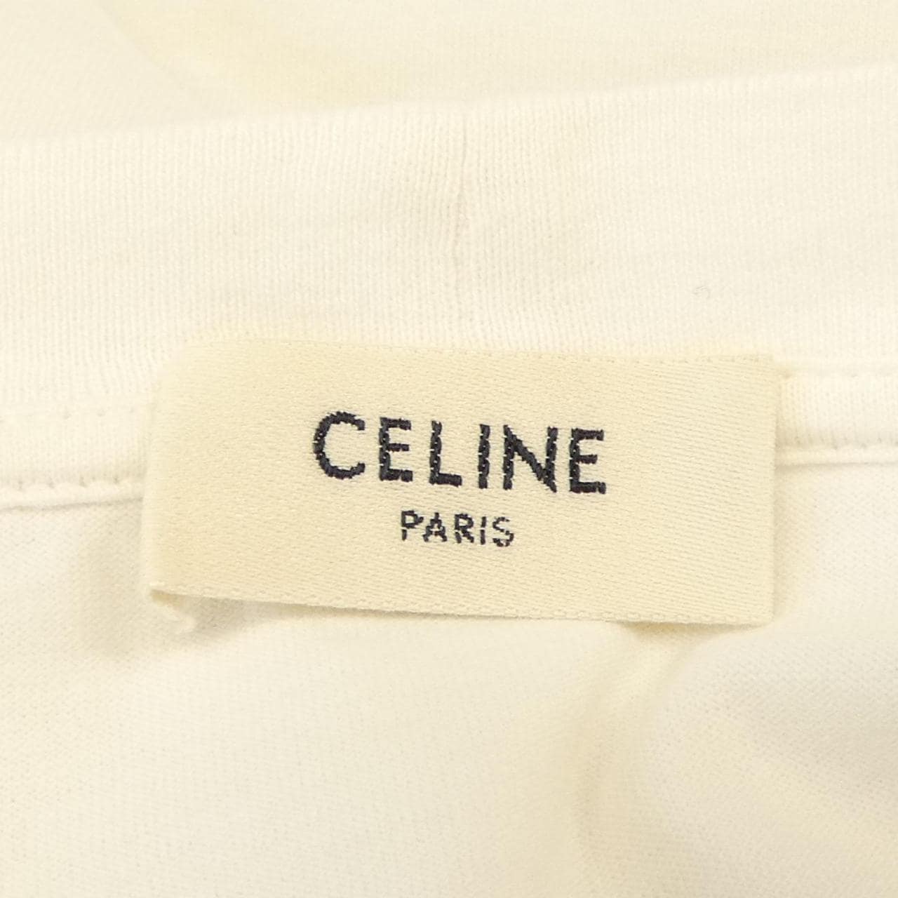 セリーヌ CELINE CELINEプリント クロップドTシャツ 2X761671Q Tシャツ