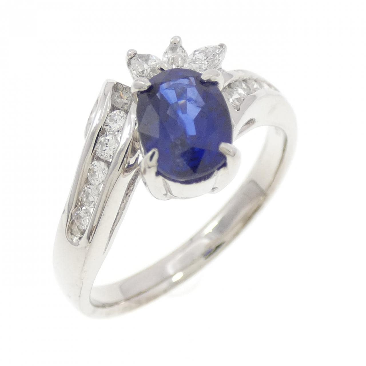 18KWG サファイヤ リング