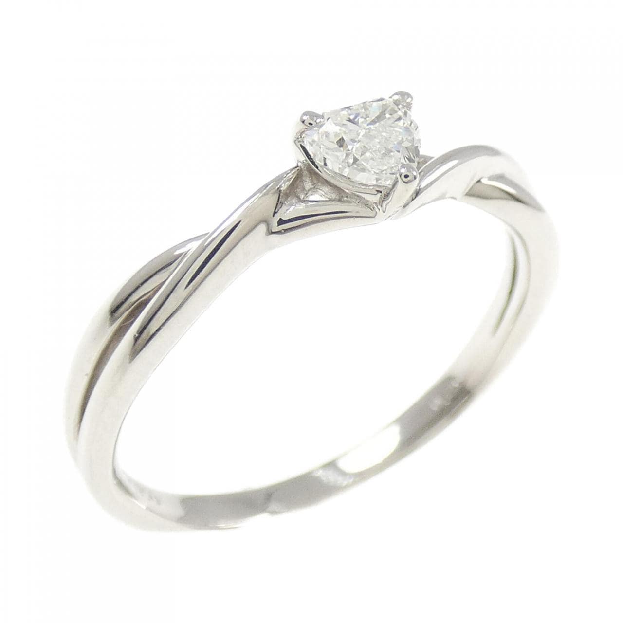 PT950 Heart Diamond Ring 0.20CT