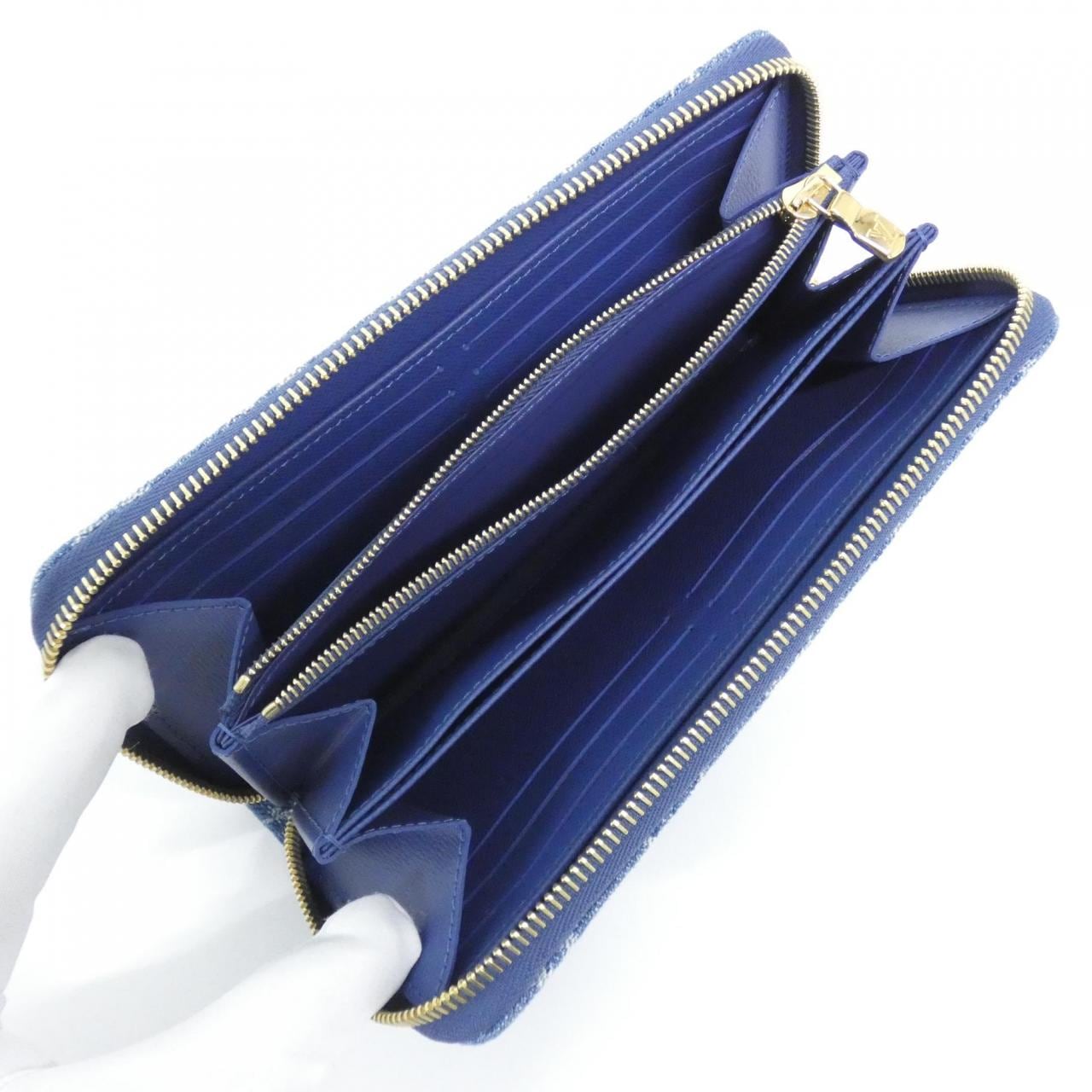 ルイヴィトン LVリミックス(モノグラム デニム) ジッピー ウォレット M82958 財布