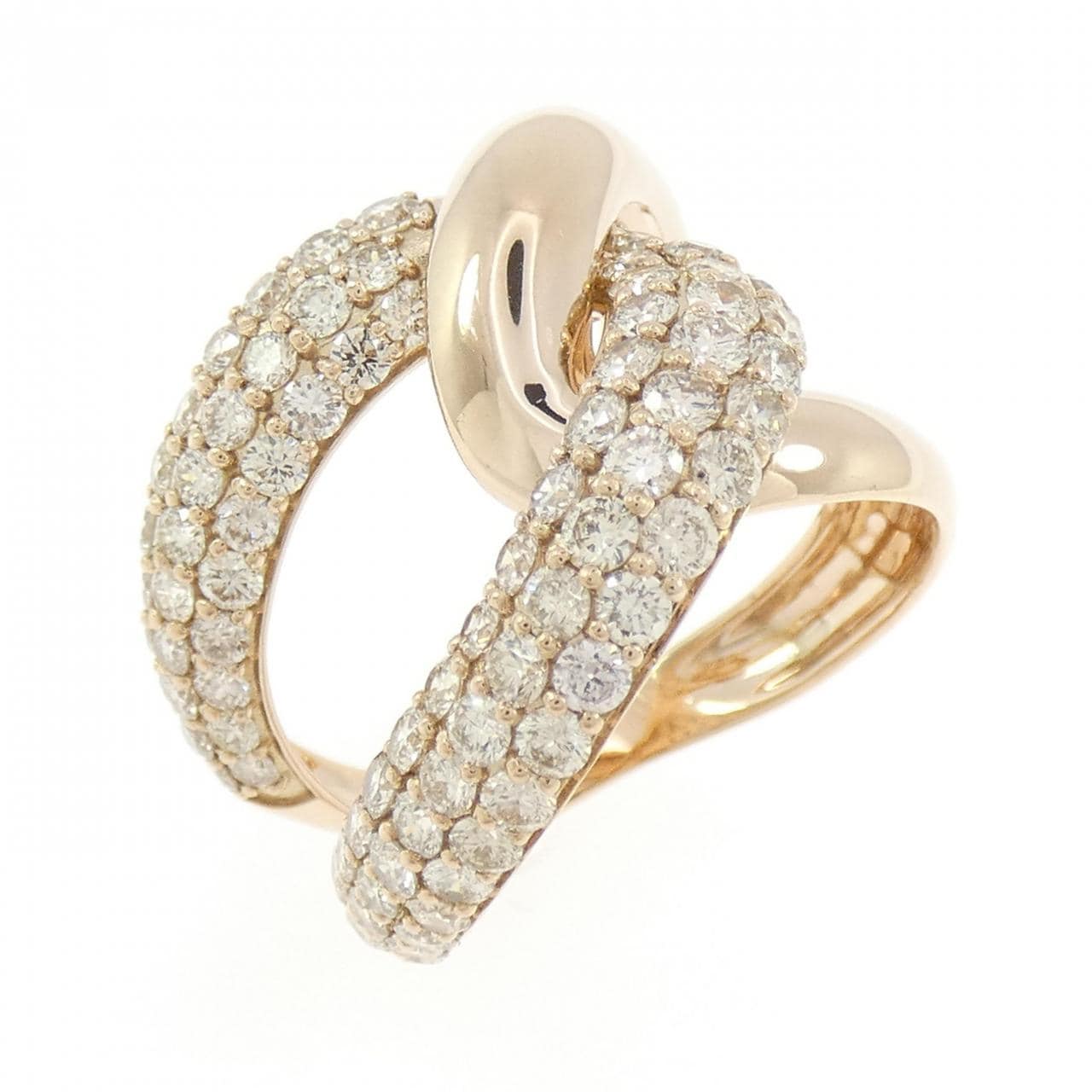 K18PG ダイヤモンド リング 2.00CT