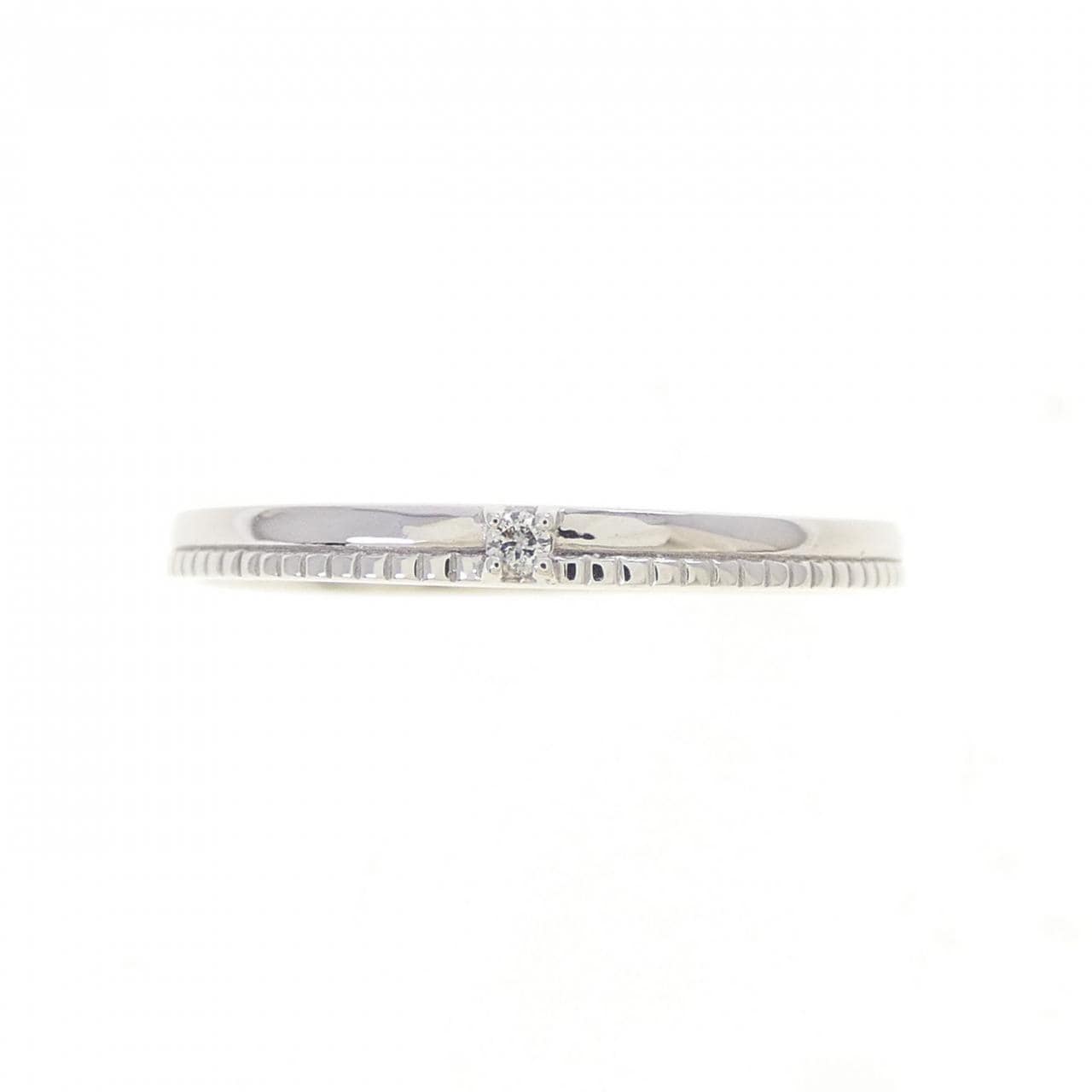 K10WG ダイヤモンド リング 0.01CT