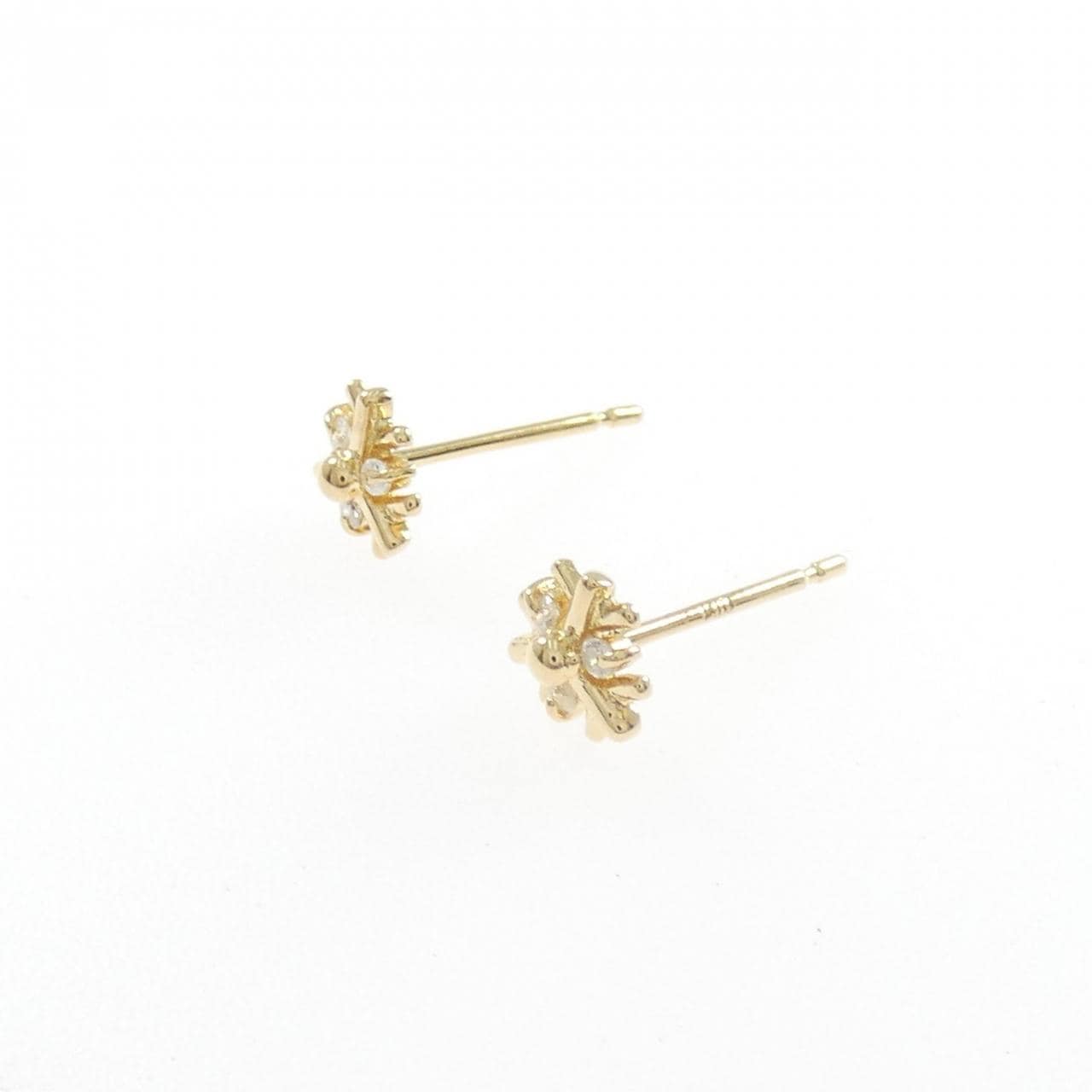 K18YG ダイヤモンド ピアス 0.4CT