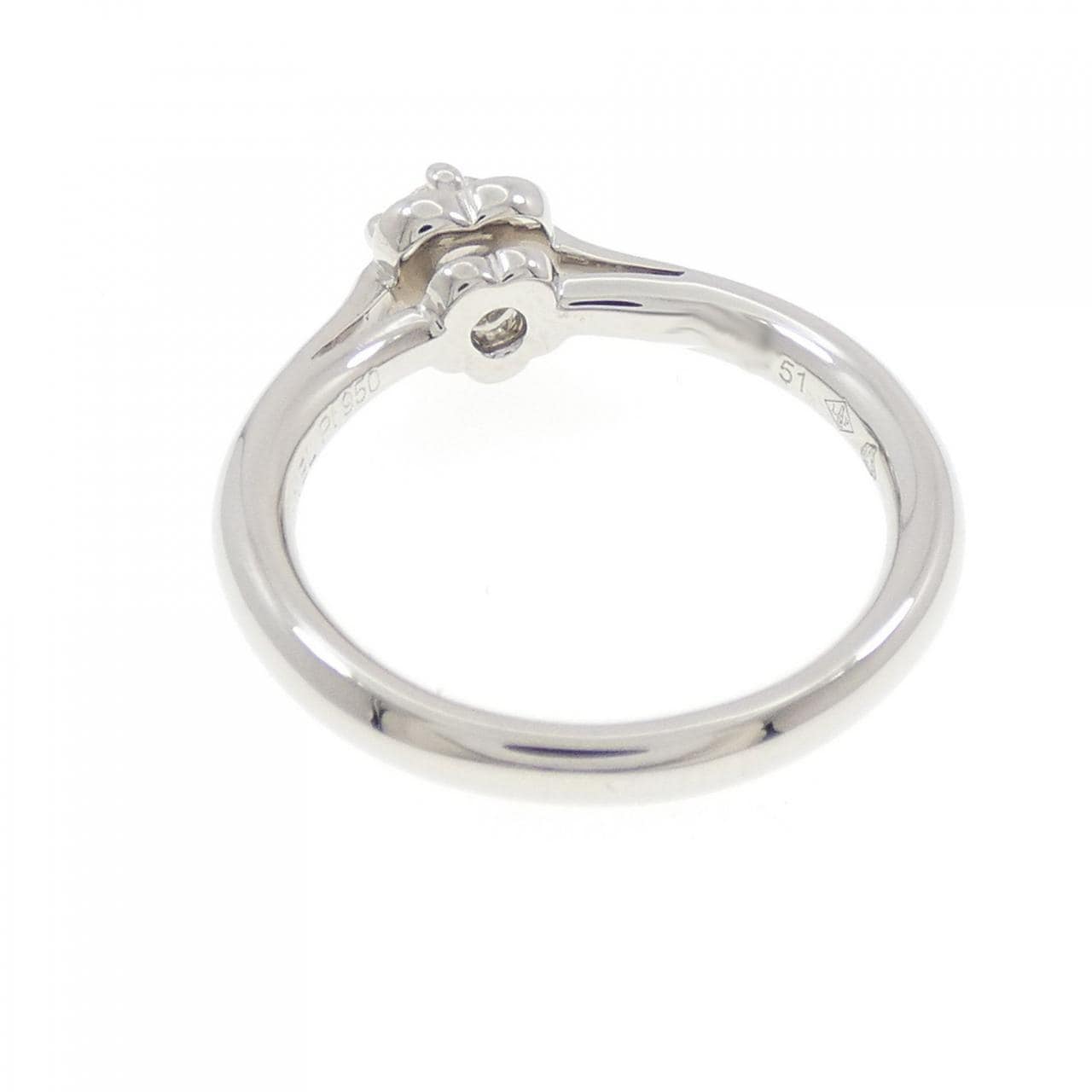 シャネル カメリア リング 0.30CT D VVS1 3EXT