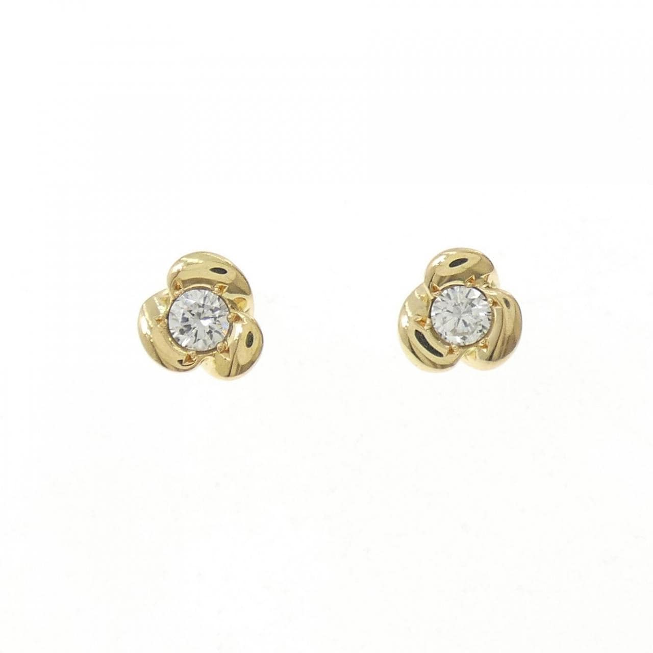 K18YG ダイヤモンド ピアス 0.20CT