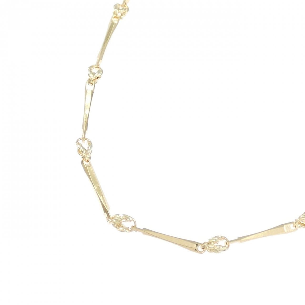 K18YG chain necklace